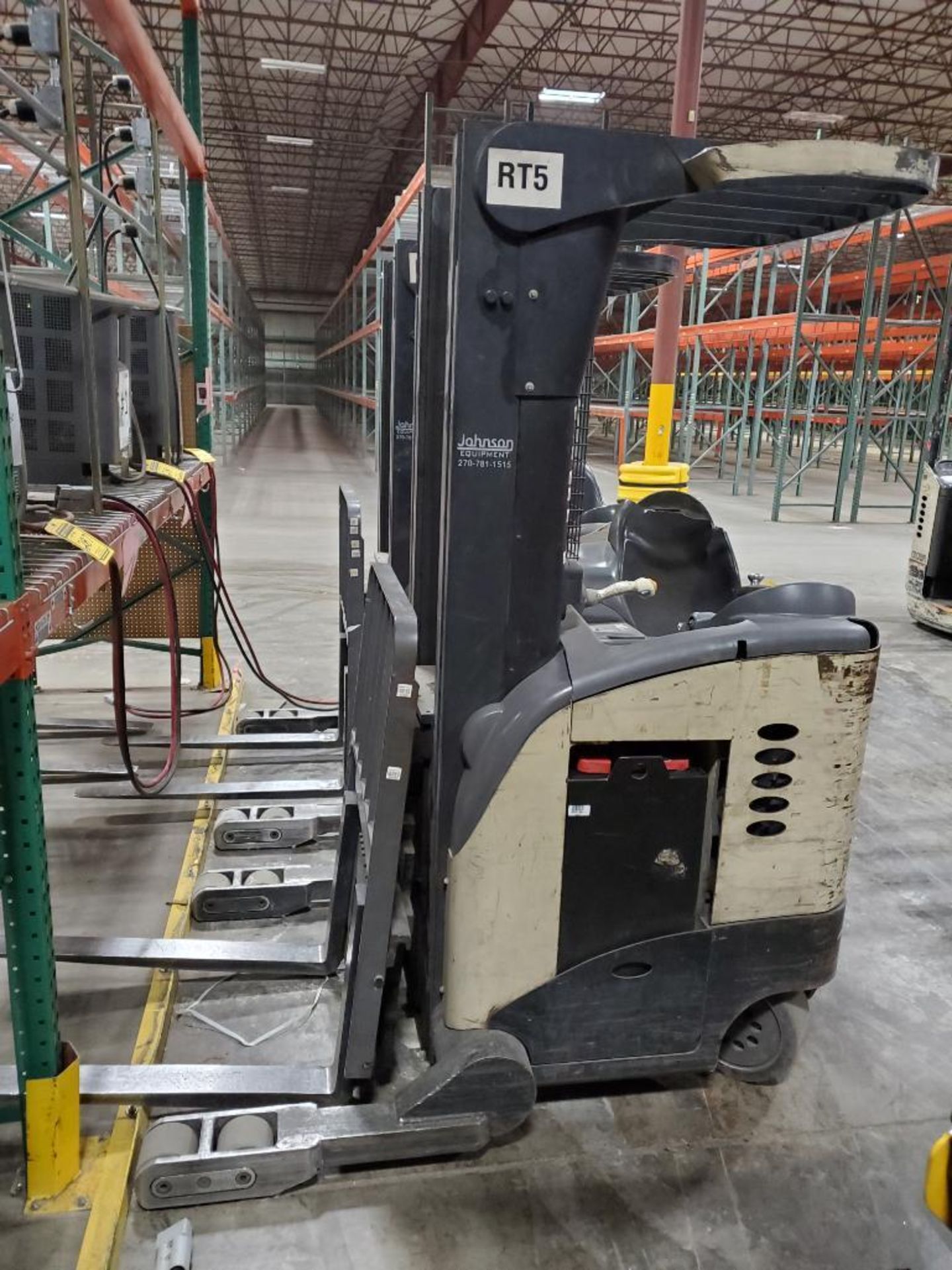 1998 Crown 5000 Series Electric Reach Truck, Model RR5020-35, S/N 1A195990, Sideshift, Dead Battery