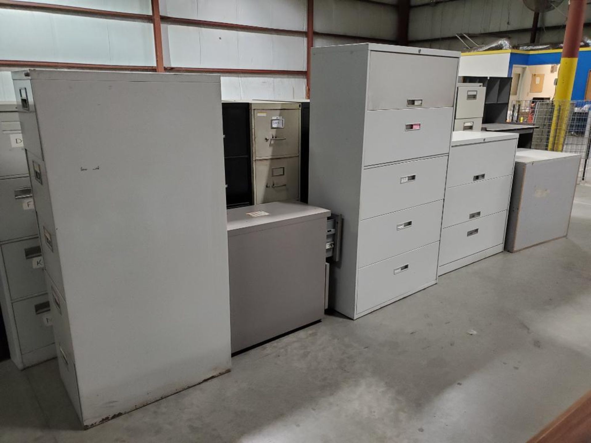 Filing Cabinets, Desks, Work Benches, Cabinets, & Misc. - Image 5 of 7