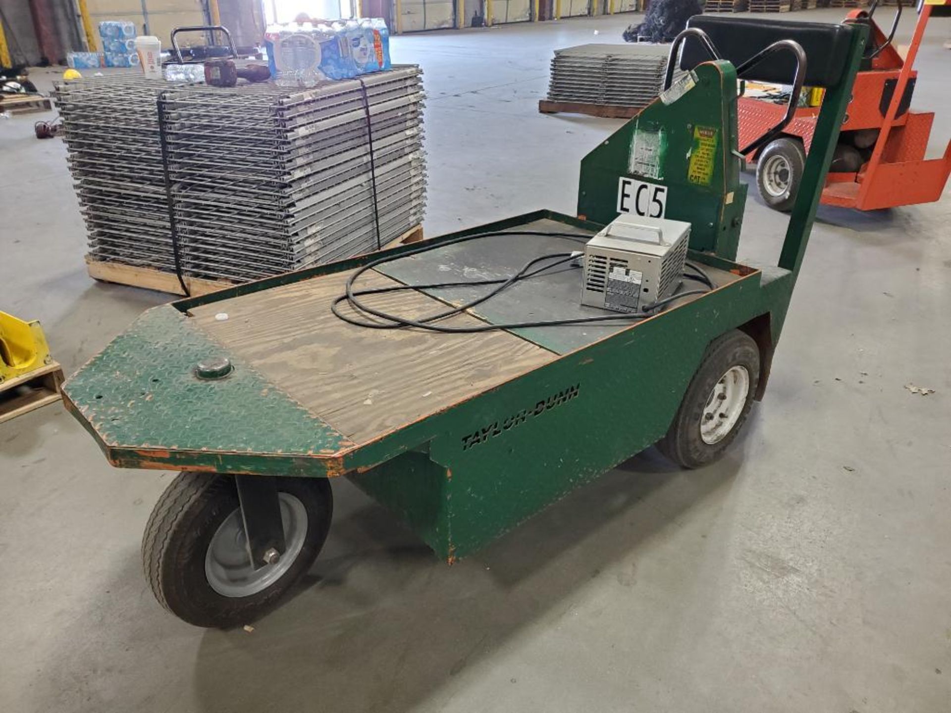 Taylor-Dunn 24V Stand-Up Personnel Cart, Model SC1-59, S/N 155269, 1,000 LB. Capacity, Wood Deck - Image 2 of 10