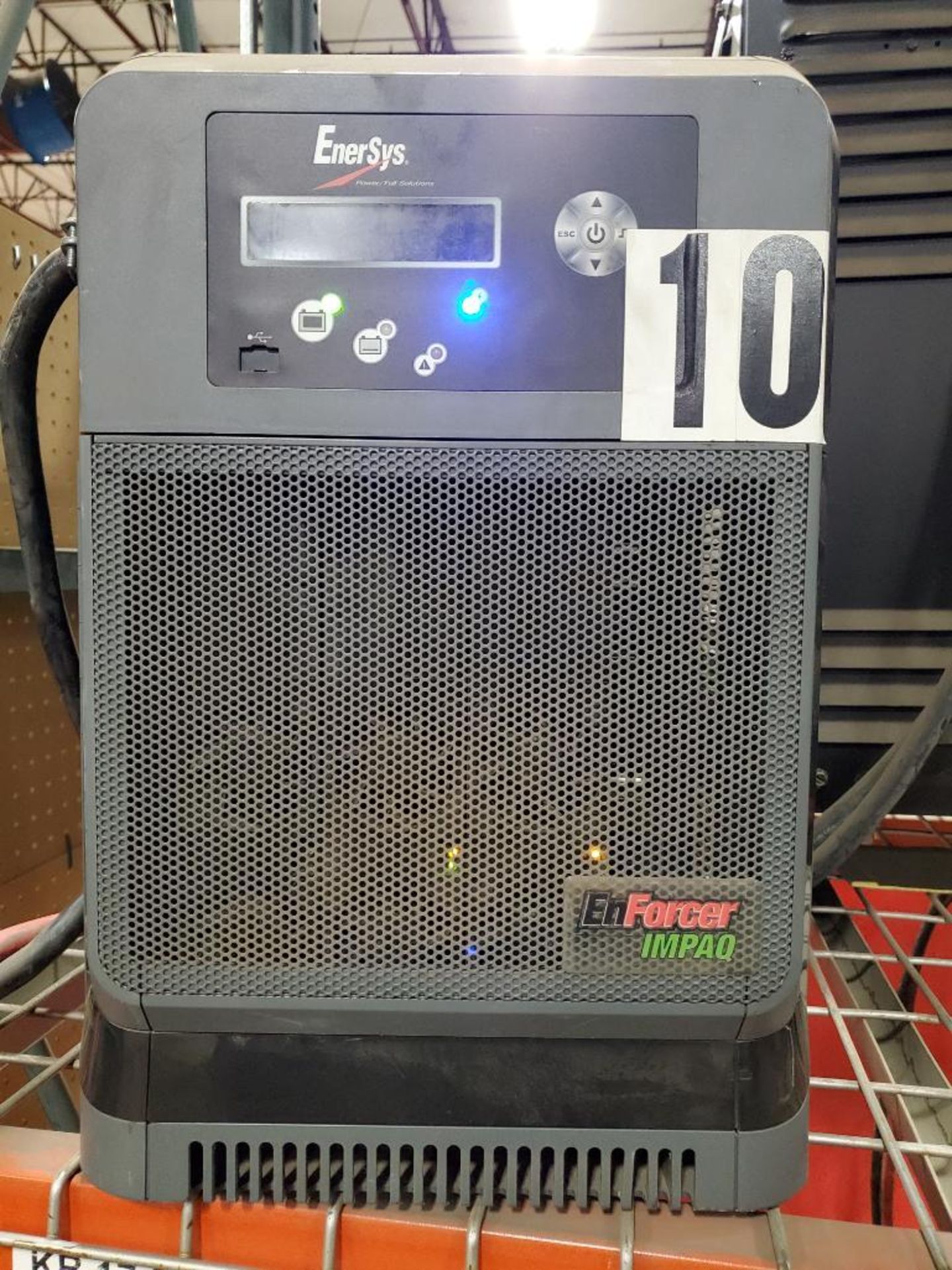 Enersys Enforcer Impaq 24/36/48V Battery Charger, Model EI3-IN-4Y, Battery Type L-A, 480V, 3 PH, 50/ - Image 2 of 5