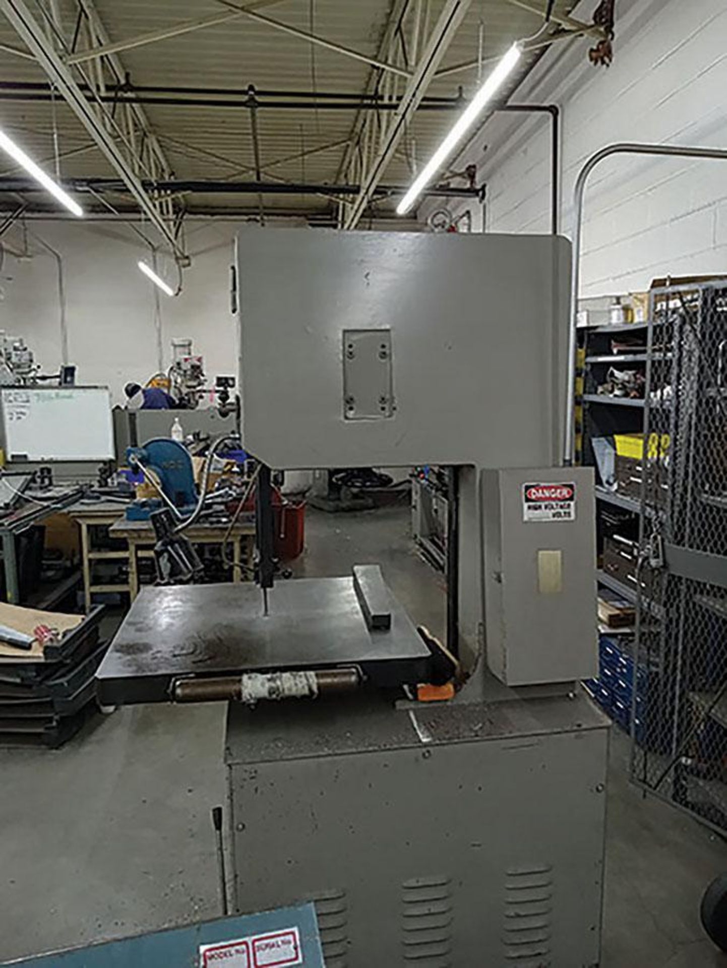 1988 Rutland Tool & Supply Vertical Band Saw, Model: 500, Serial ...