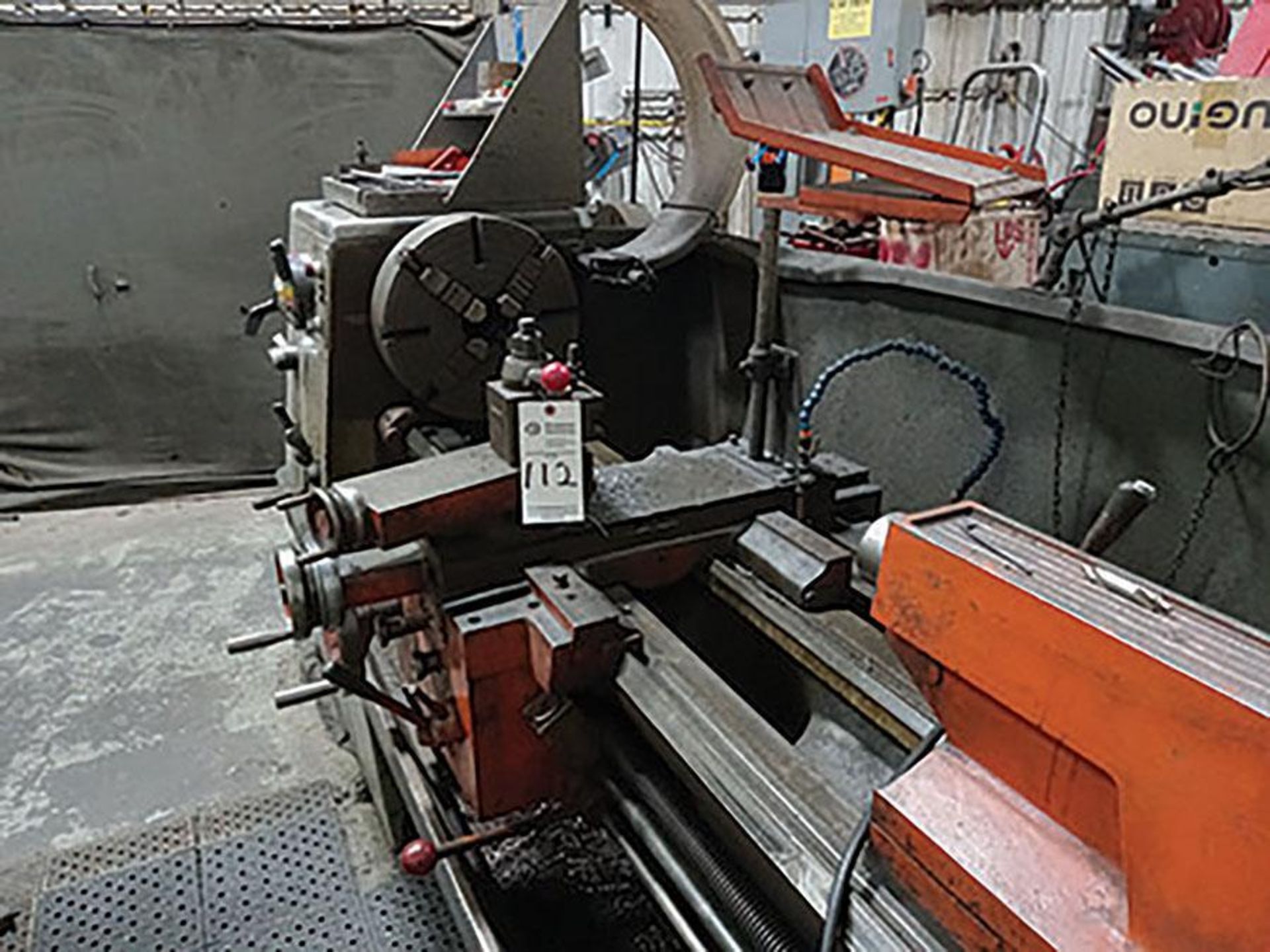 Clausing Colchester 17" Engine Lathe, 17" Swing x 80" Between Centers, 3-Jaw Chuck, 4-Jaw Chuck, Tap - Image 2 of 6