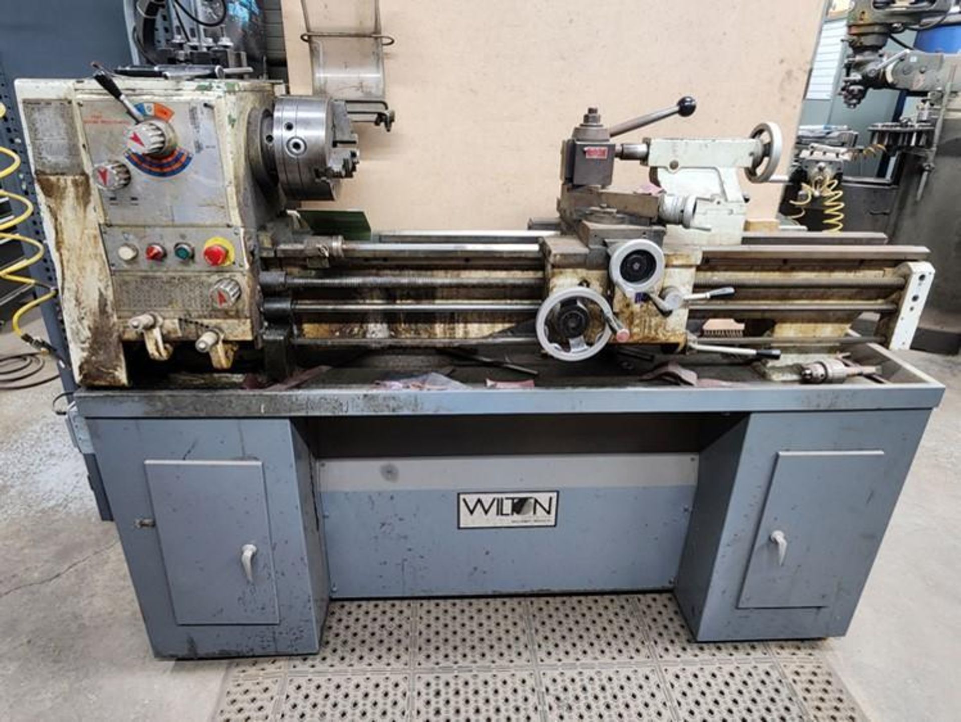 Tool Room Lathe Wilton 52Tl1440-3 14" x 40" Geared Head Gap Bed Lathe, 480V, Serial: 604443 (Located