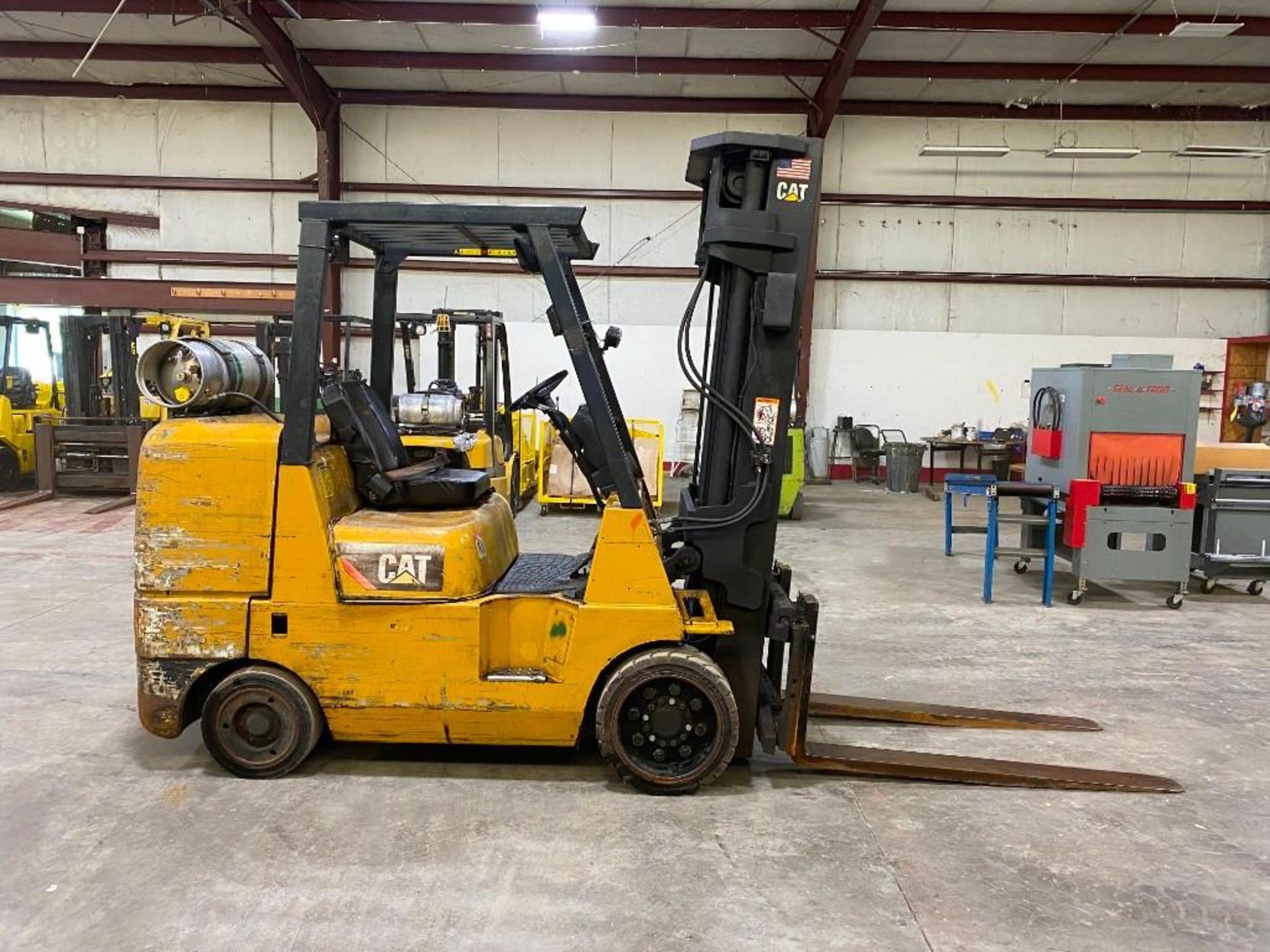 Caterpillar 10,000-LB. Capacity Forklift, Model GC45K-LP-SWB, S/N AT87A30601, LPG, Tread Front Tires - Image 2 of 4