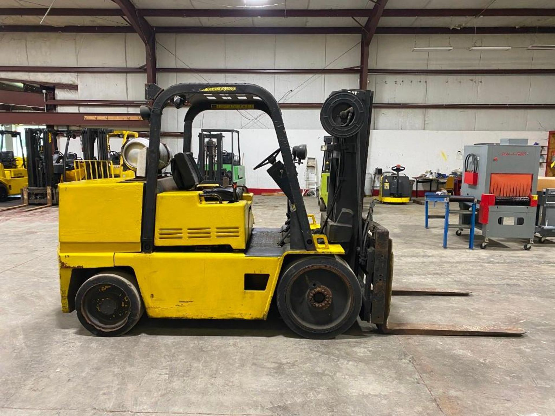 Caterpillar 15,000-LB. Capacity Forklift, Model T150, S/N 5MB91982, LP, Solid Tires, 2-Stage Mast, S - Image 3 of 5