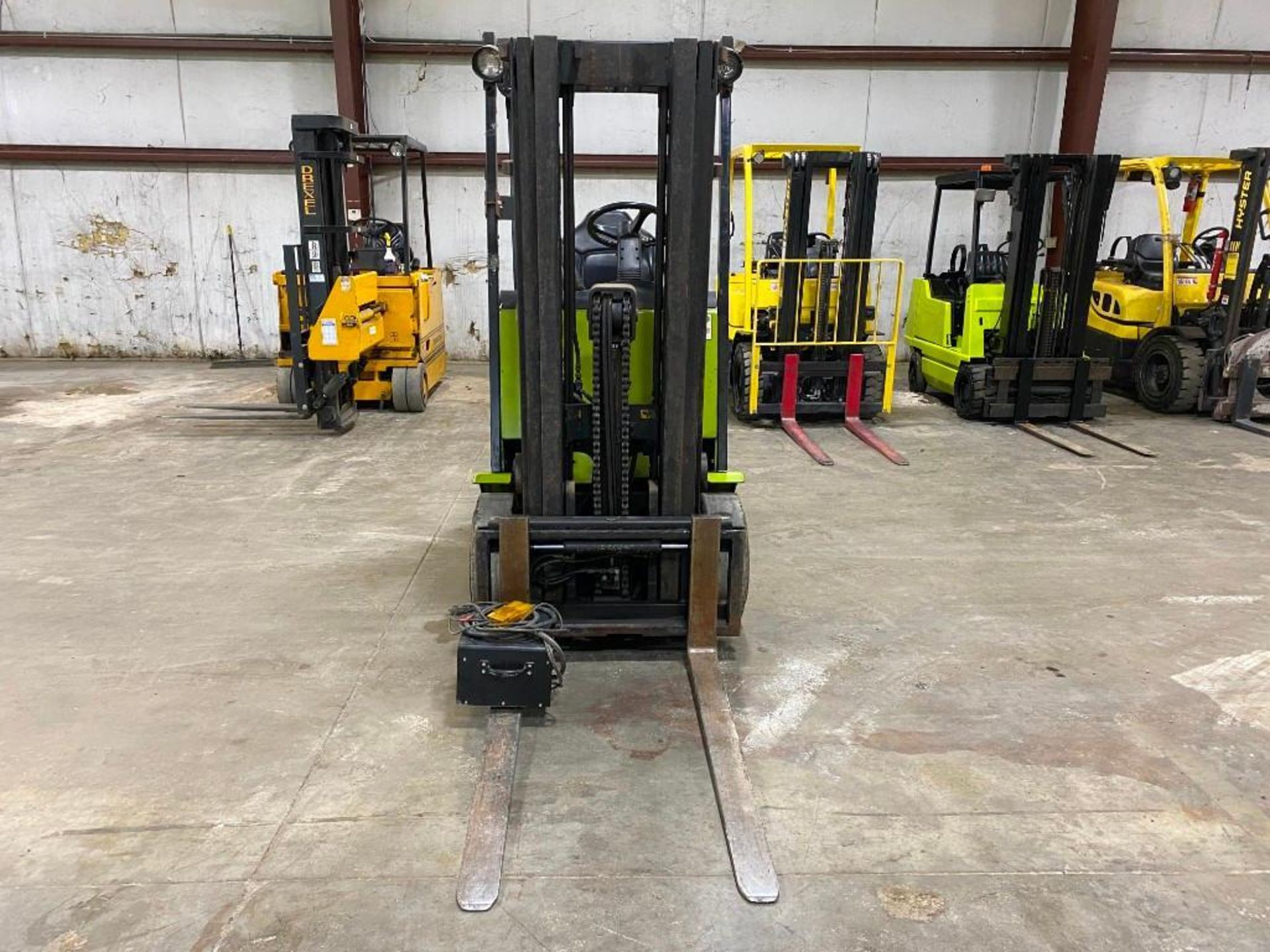 Clark 4,000-LB. Capacity Forklift, Model ECG20, S/N ECG358-0293-6843FB, 48 Volt Battery w/ Charger, - Image 4 of 5