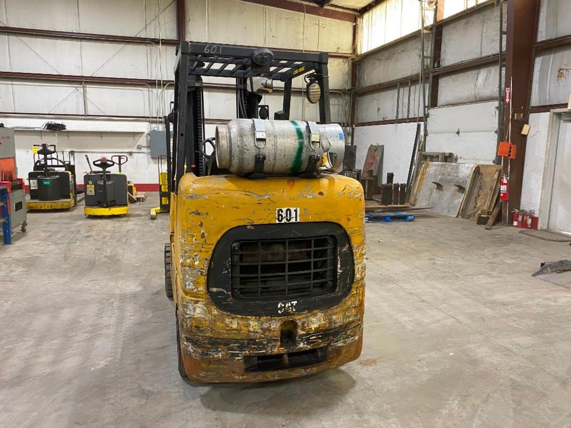 Caterpillar 10,000-LB. Capacity Forklift, Model GC45K-LP-SWB, S/N AT87A30601, LPG, Tread Front Tires - Image 3 of 4