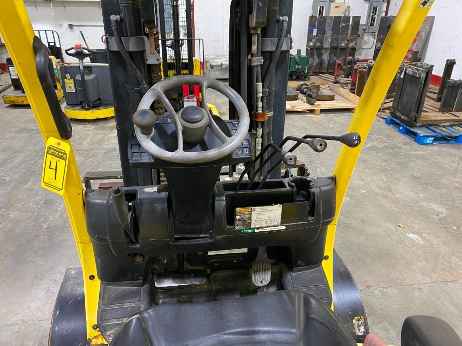 2015 Hyster 12,000-LB. Capacity Forklift, Model S120FTS, S/N J004V02149N, LPG, Non-Marking Cushion T - Image 5 of 5