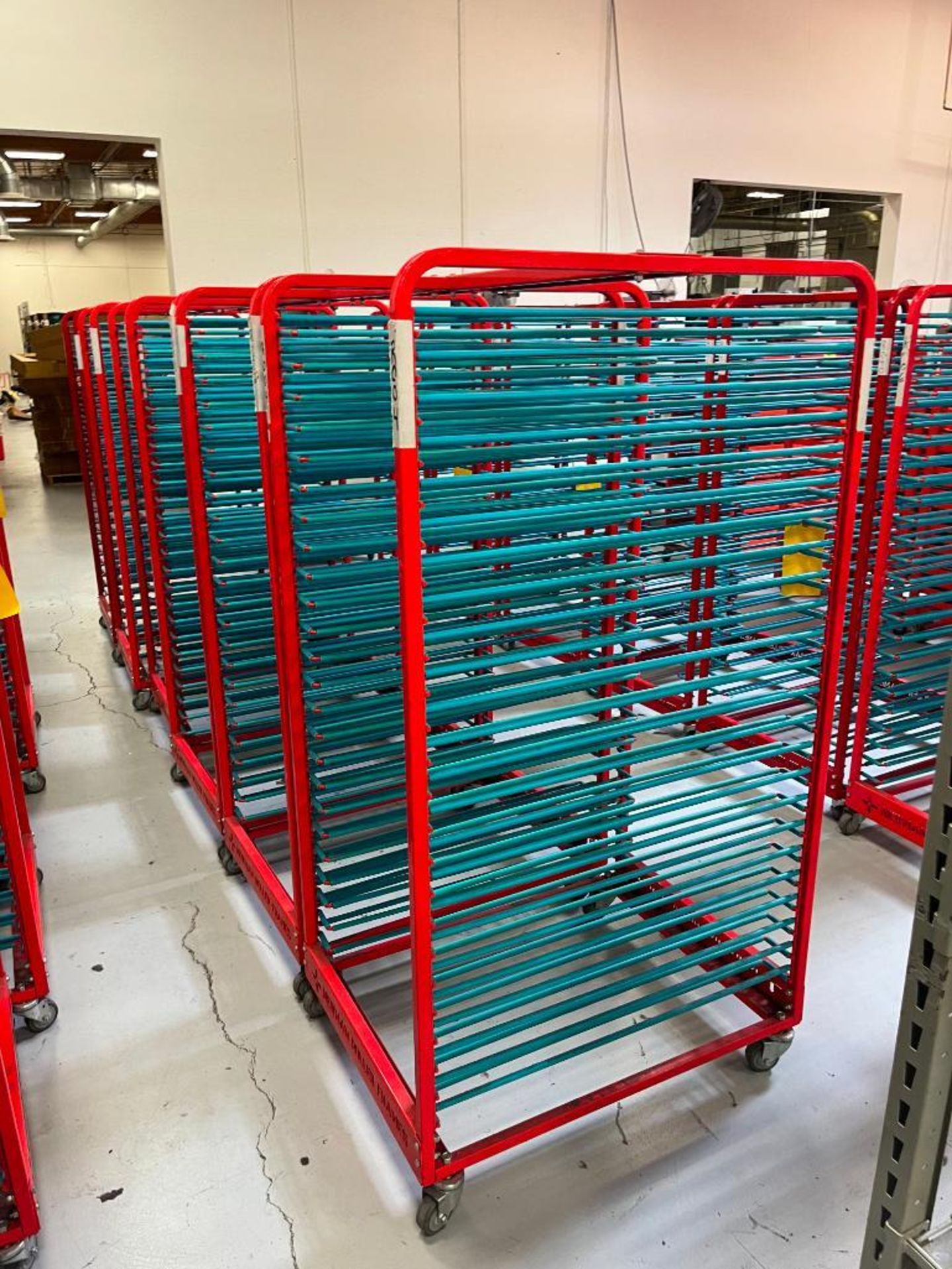 (6) Newman Roller Frames Printing Screen Racks, 37" x 27" x 67" - Image 3 of 3