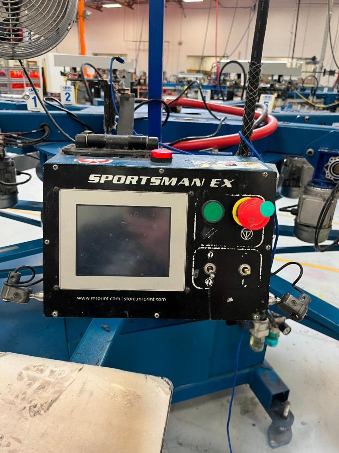 2018 M&R Sportsman EX Automated Screen Printing Machine, 230V, 3-PH, Model SPAX161808062036A, S/N 37 - Image 4 of 5