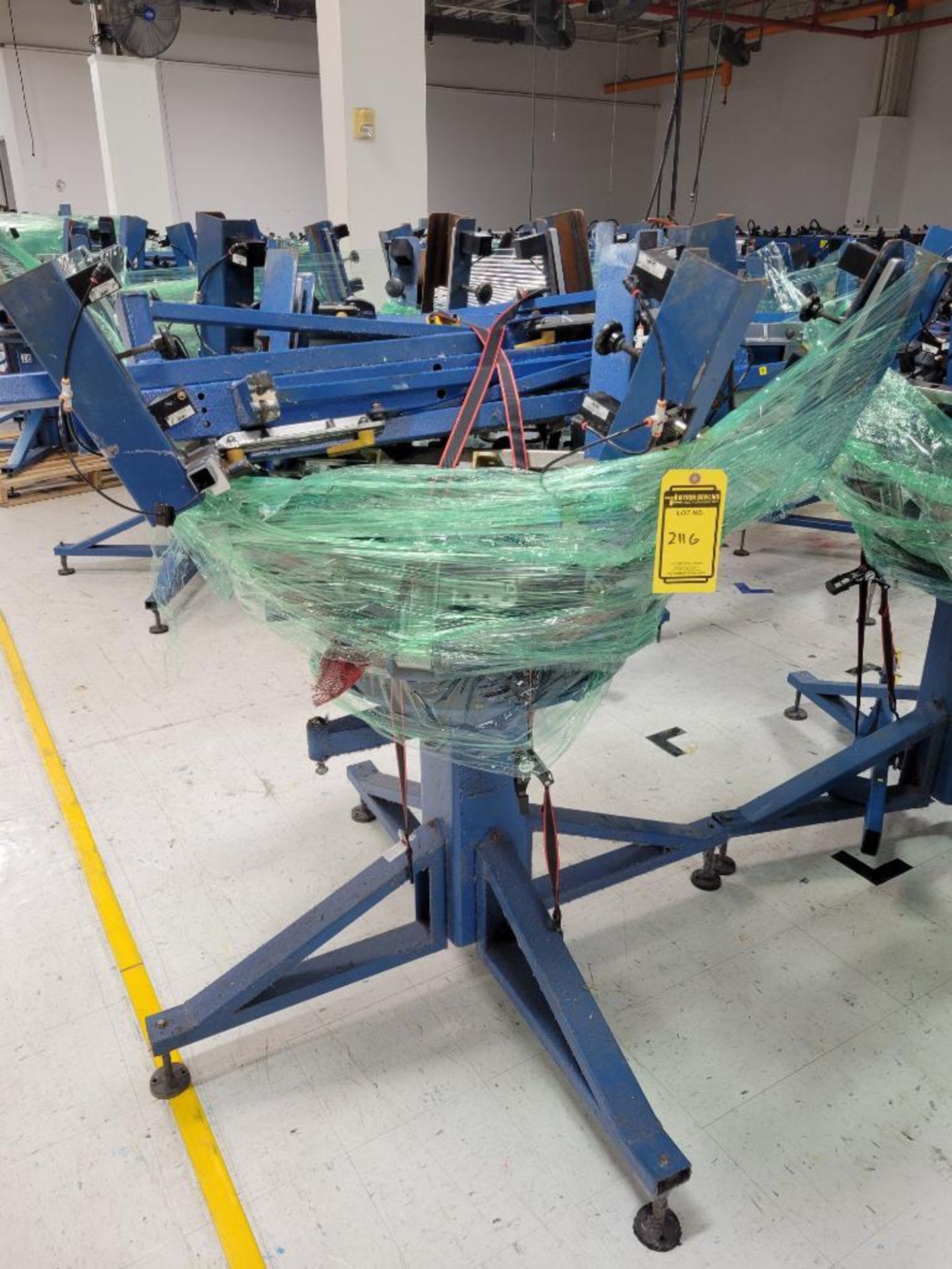 M&R Sidewinder 6-Position Manual Screen Printing Press, Model SWIND0606SA27 (Location: 1180 Seminole