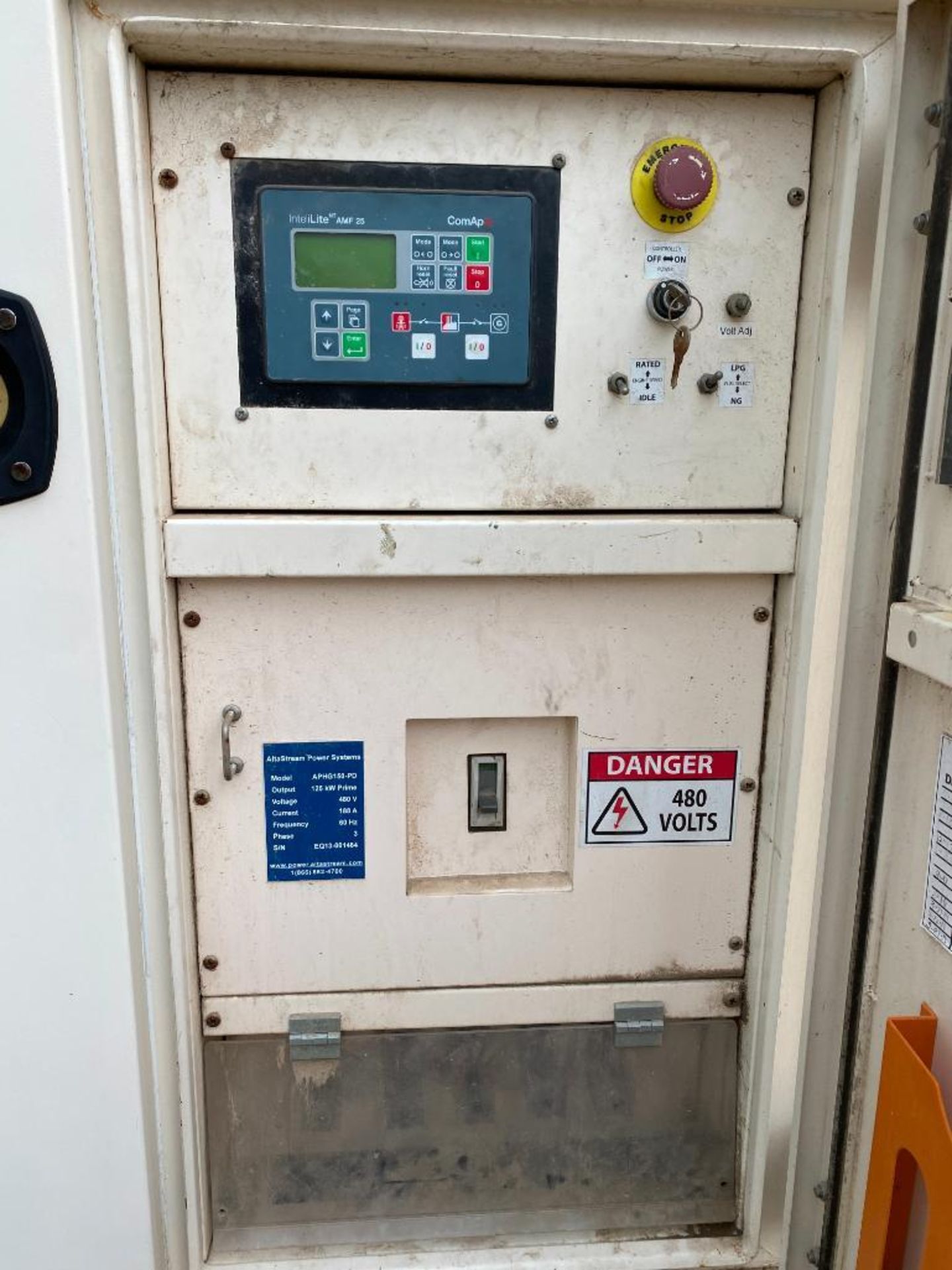 2014 AltaStream Power Systems 125 KVA Towable Generator, Dual Fuel Natural Gas or LP, Model APHG150- - Image 8 of 12