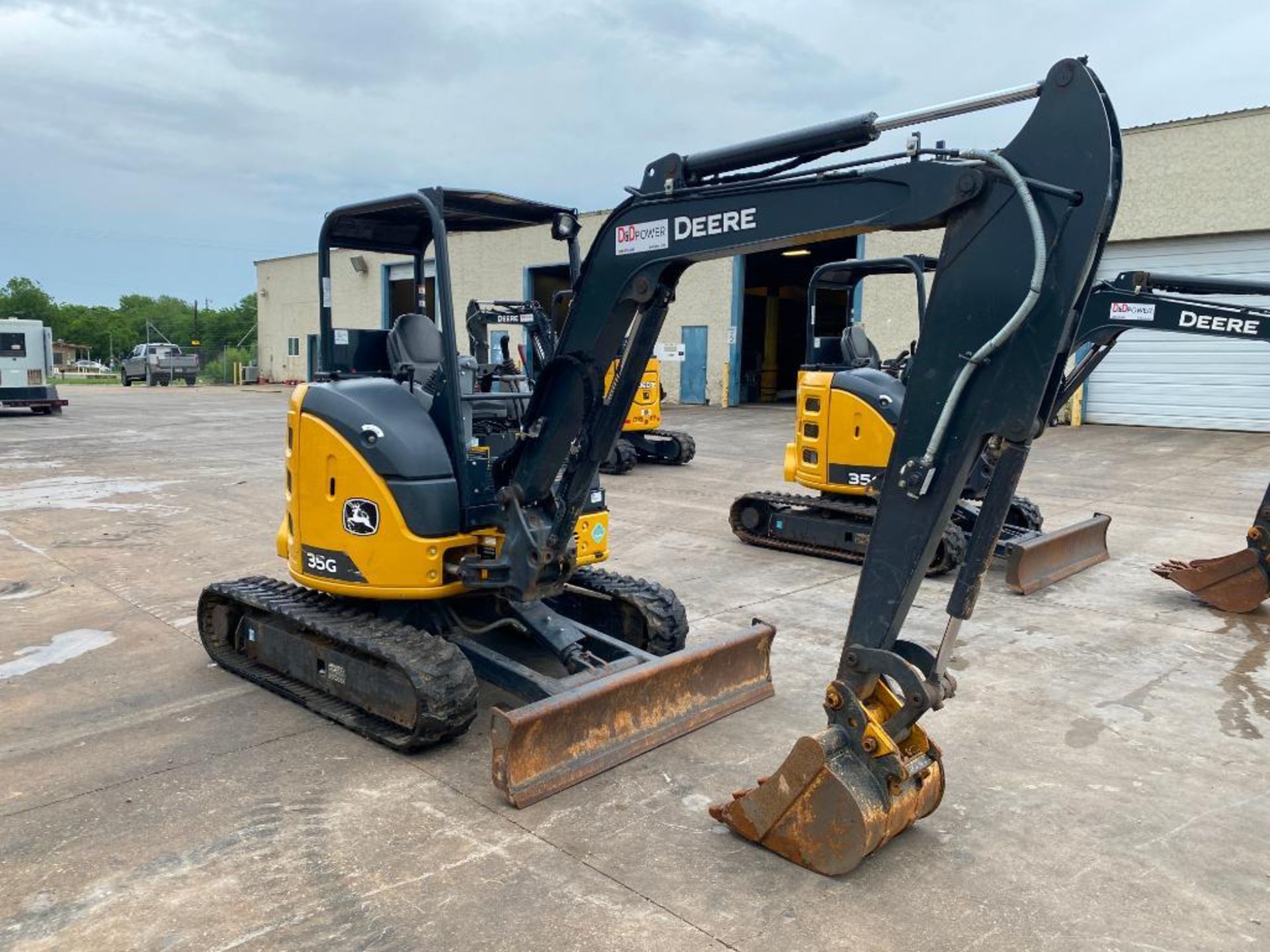 2021 John Deere 35G Mini Excavator, 23HP Diesel Engine, w/ Front Blade, Auxiliary Hydraulics, Unit C - Image 2 of 9