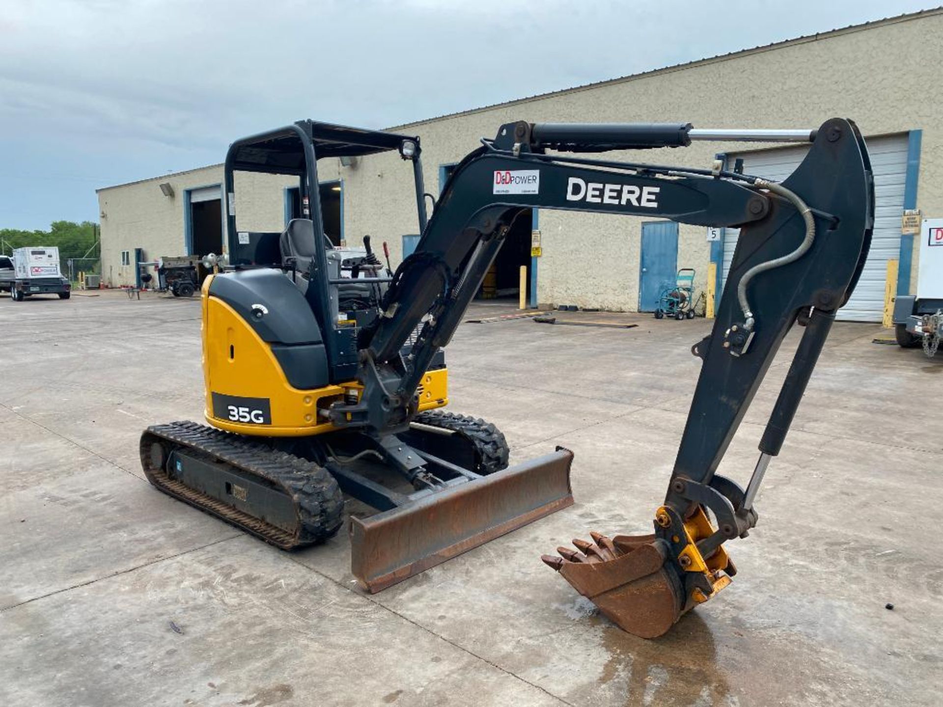 2020 John Deere 35G Mini Excavator, 23HP Diesel Engine, w/ Front Blade, Auxiliary Hydraulics, Unit C - Image 2 of 10