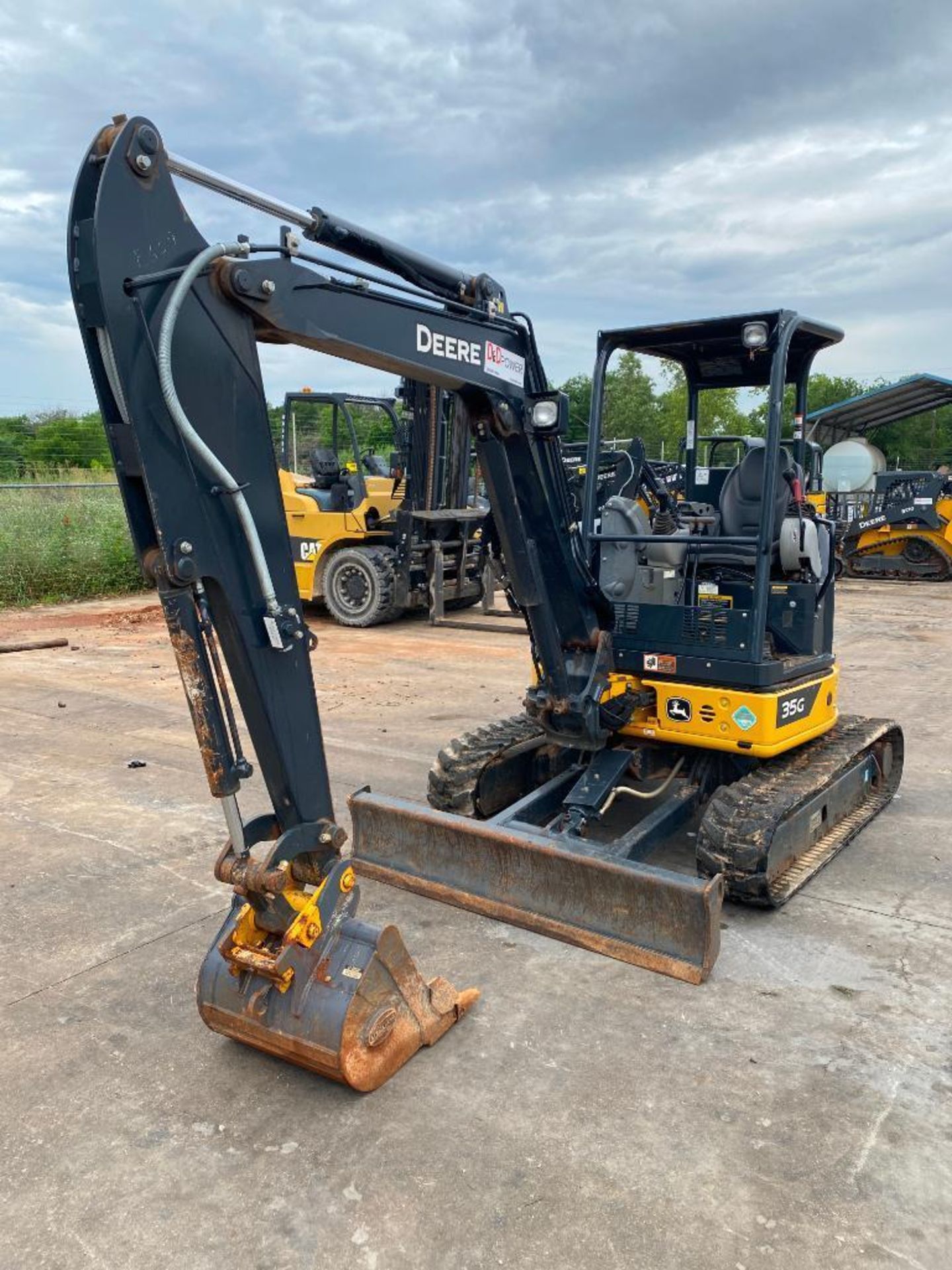 2021 John Deere 35G Mini Excavator, 23HP Diesel Engine, w/ Front Blade, Auxiliary Hydraulics, Unit C - Image 2 of 9