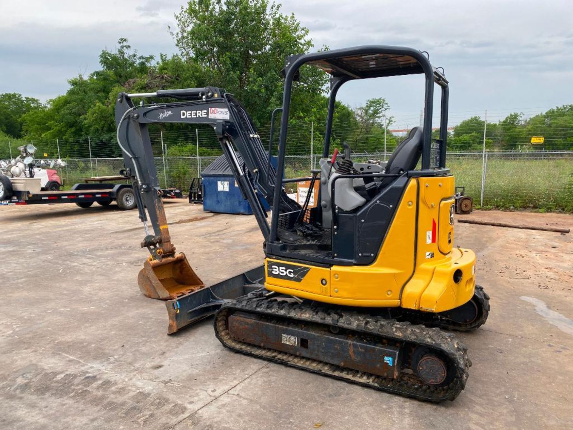 2021 John Deere 35G Mini Excavator, 23HP Diesel Engine, w/ Front Blade, Auxiliary Hydraulics, Unit C - Image 6 of 9