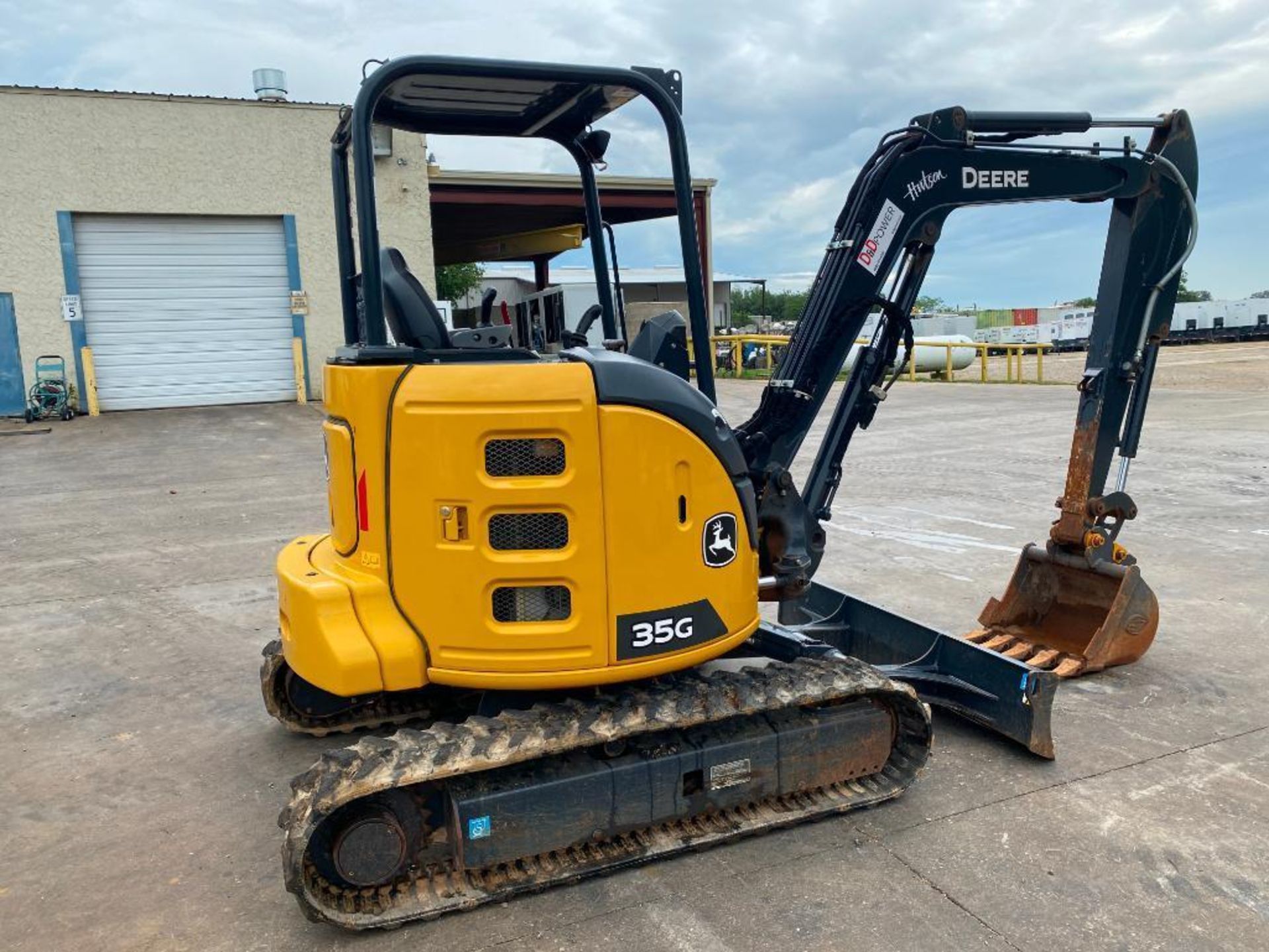 2021 John Deere 35G Mini Excavator, 23HP Diesel Engine, w/ Front Blade, Auxiliary Hydraulics, Unit C - Image 9 of 9