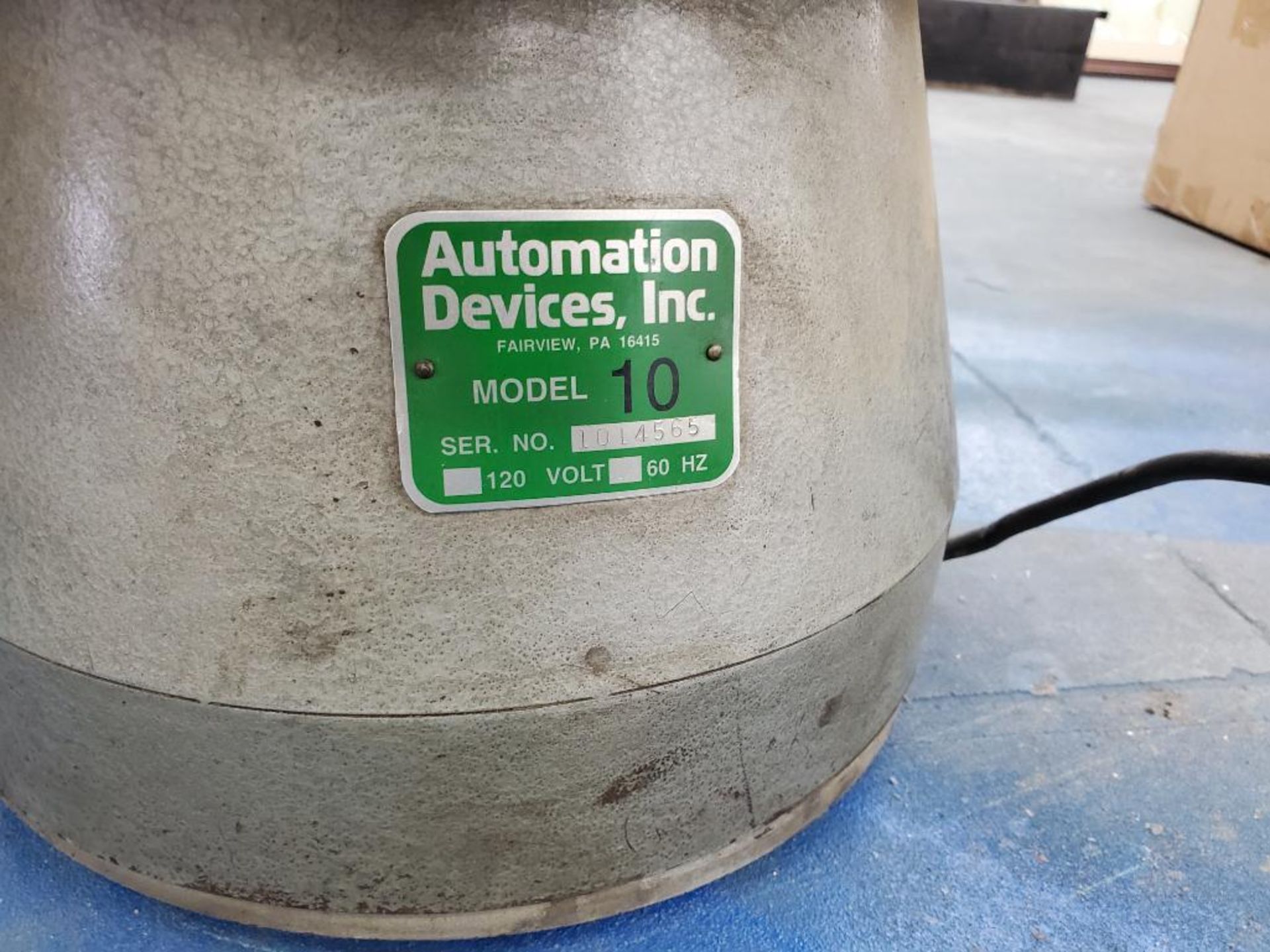 (2) Bowl Screw Feeders Automation Devices, Model 10 & Other, 16" Bowl - Image 4 of 5