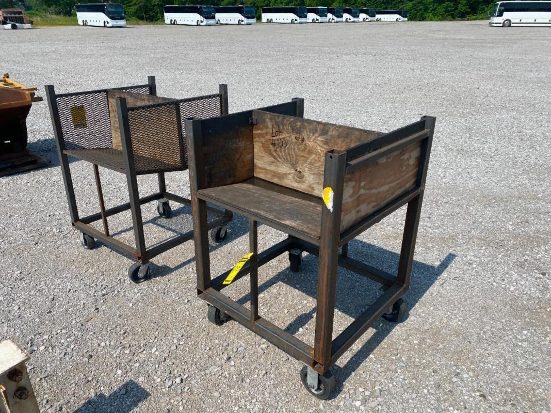 (2) Fabricated Carts - Image 3 of 3