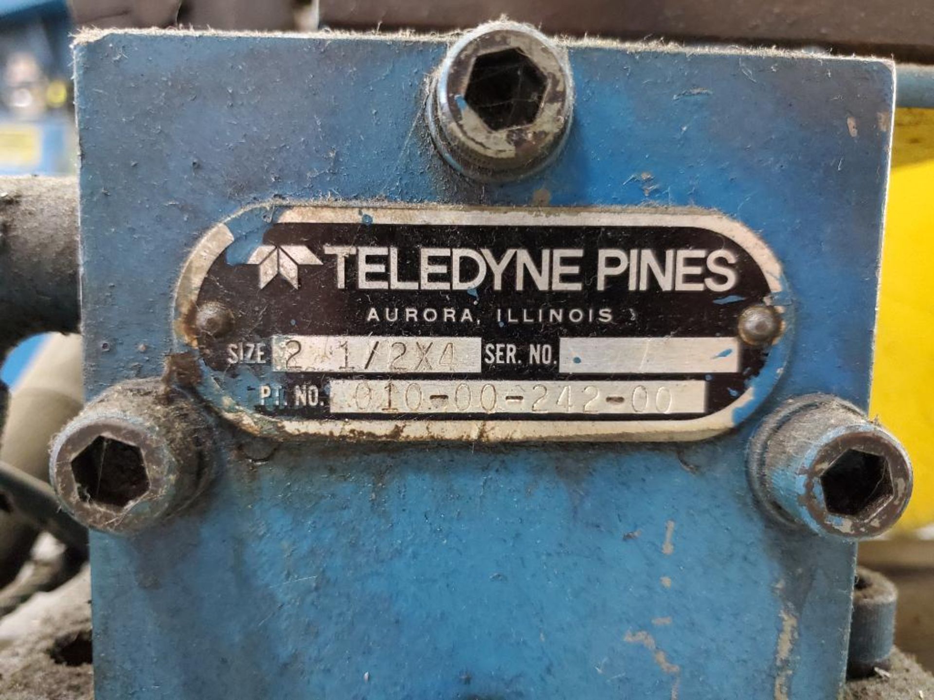 Teledyne Pines Hydraulic Tube Bender, S/N 1021A-72311, Pines Go# M24S38 - Image 7 of 10