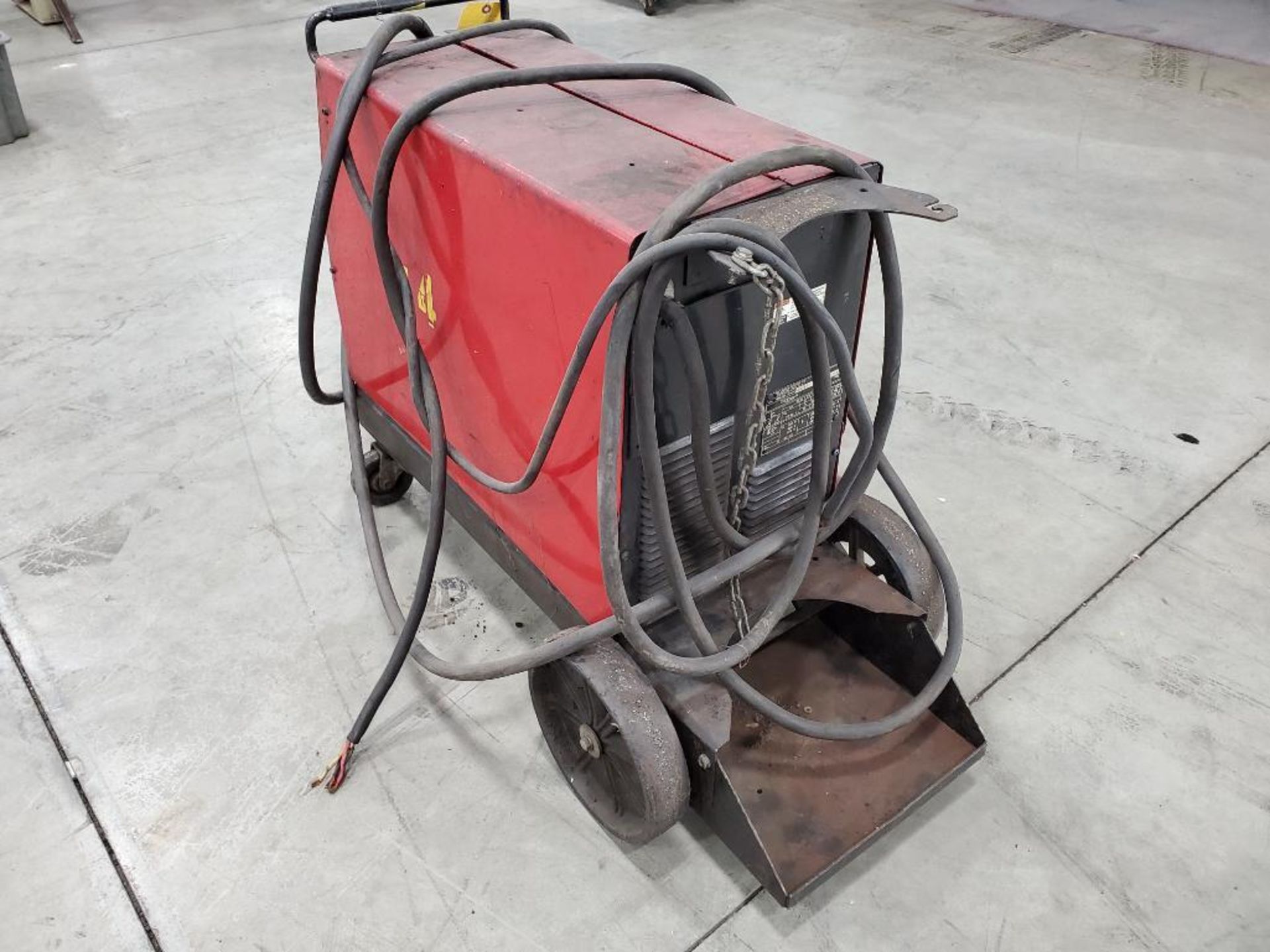 Lincoln Wire-Matic 255 CV/DC Arc Welder, On Bottle Cart - Image 4 of 7