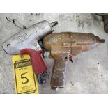 (2) 1/2" Drive Pneumatic Impact Wrenches, URYUI
