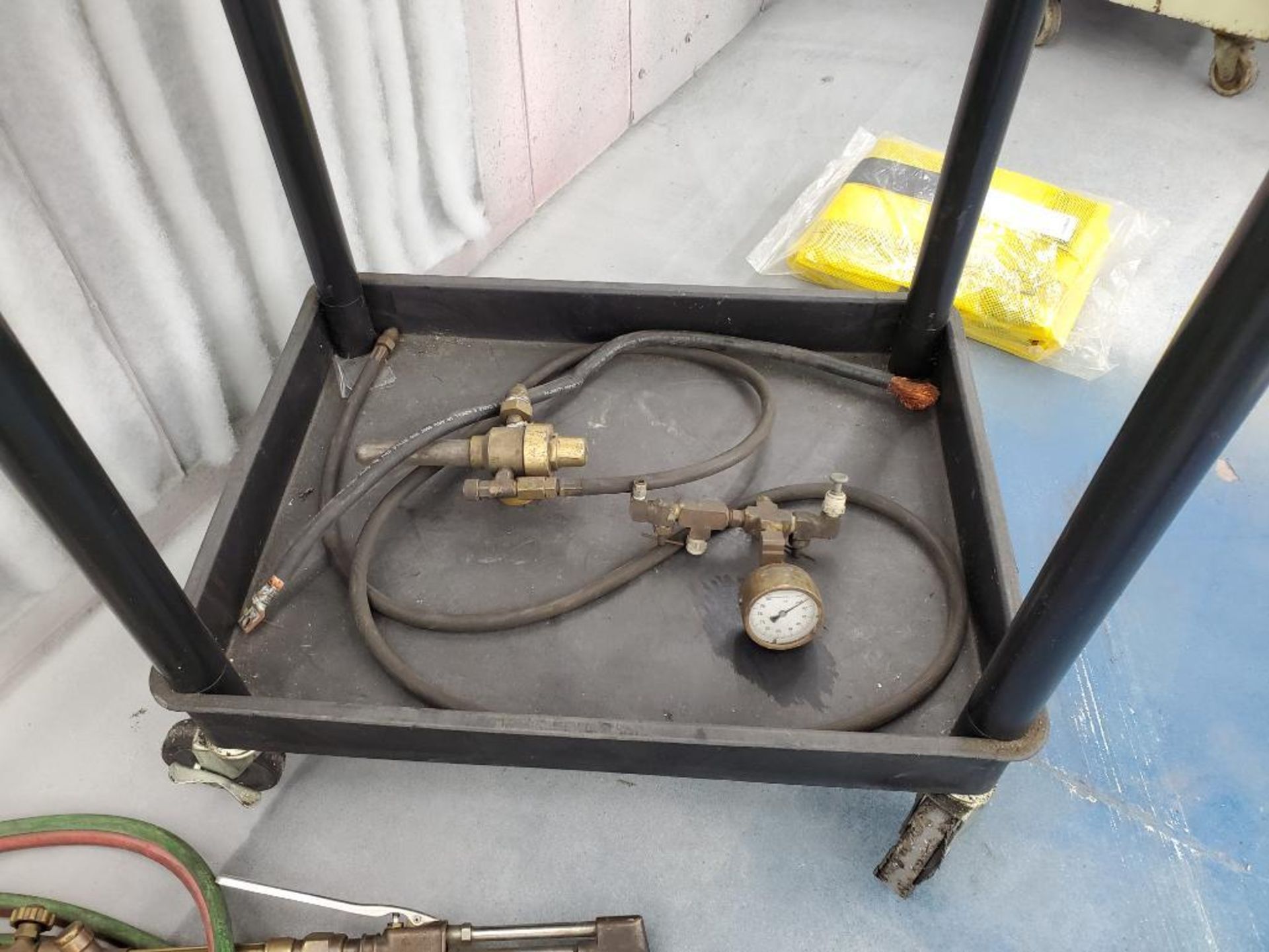 Victor Portable Oxy/Acetylene Welding/Cutting Outfit, Torch Head w/ Hose & Gauges, Cart w/ Wire Gun - Image 7 of 7