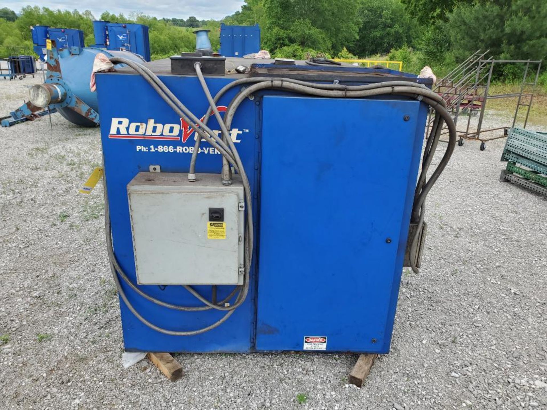 Great Lakes Air Robovent Dust Collector, Model DFS-8000-8, S/N 19760, 15 HP, 3 PH, 21 AMP, 460V - Image 3 of 7