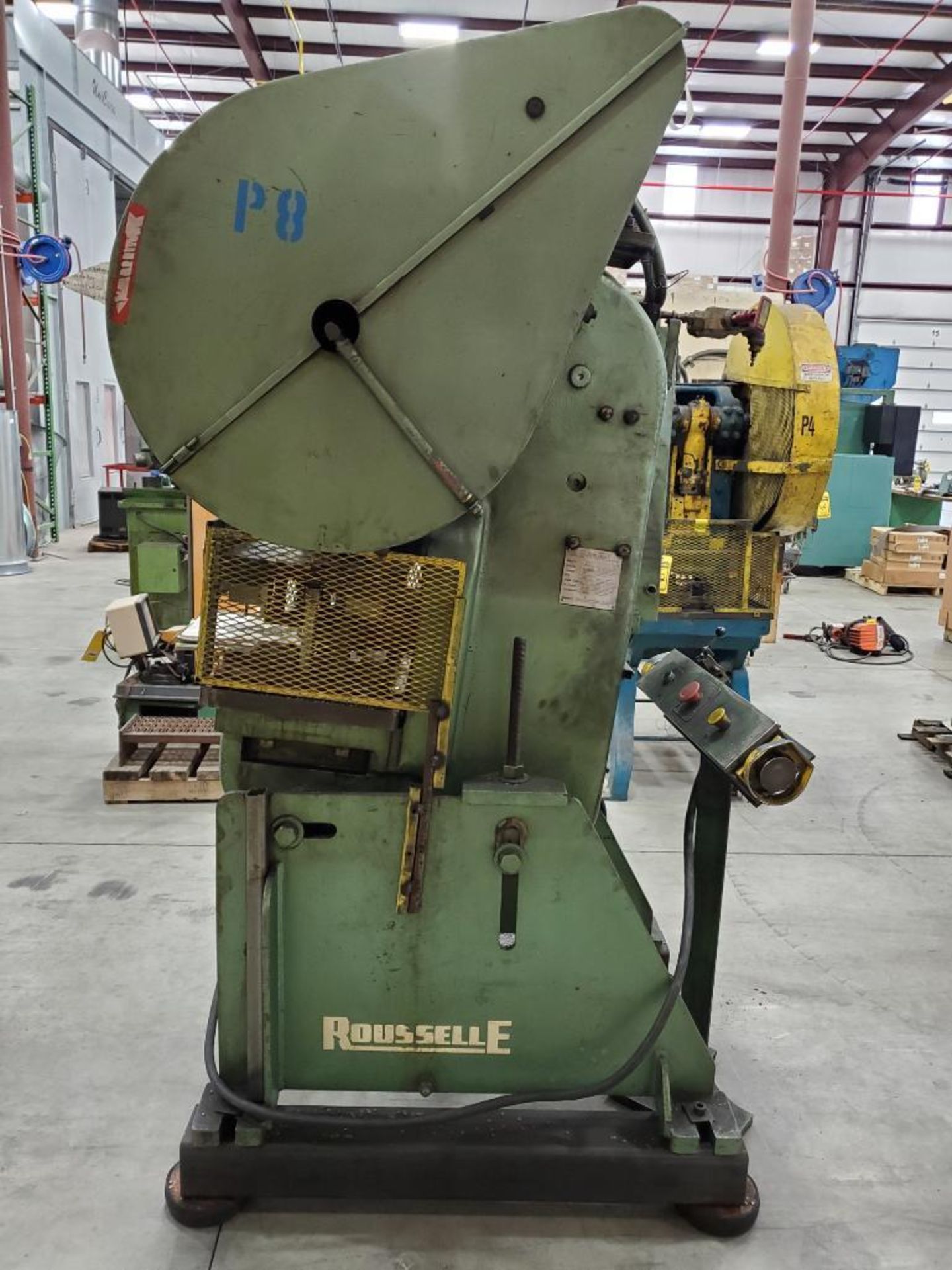 Rousselle 25-Ton No. 3 OBI Punch Press, S/N P-332259, 135 SPM, 2" Slide Adjustment, 9-3/4" Shut Heig - Image 4 of 11