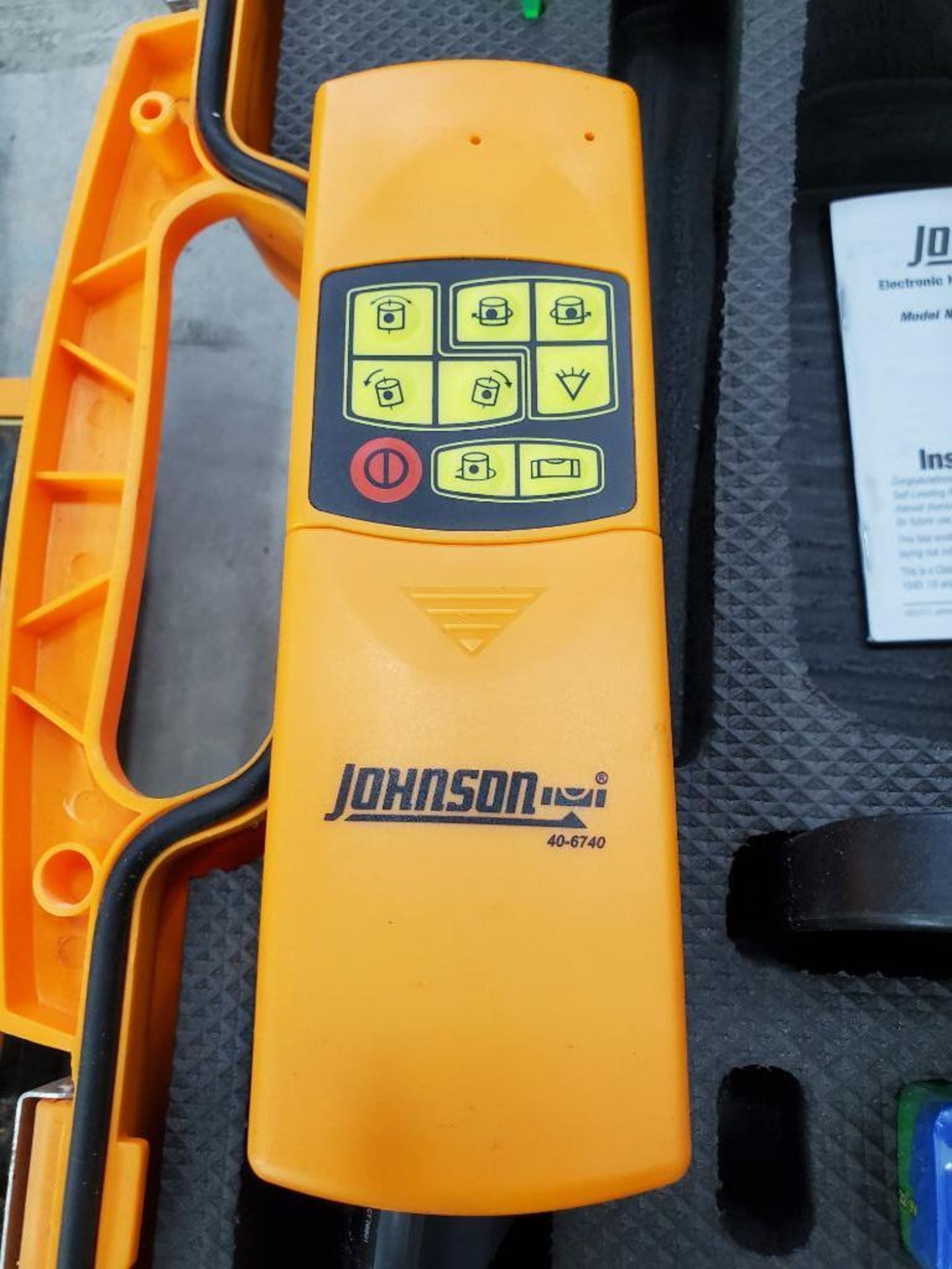 Johnson Electronic Horizontal & Vertical Self-Leveling Rotary Laser Level, Model 40-6544, w/ Acculin - Image 7 of 10