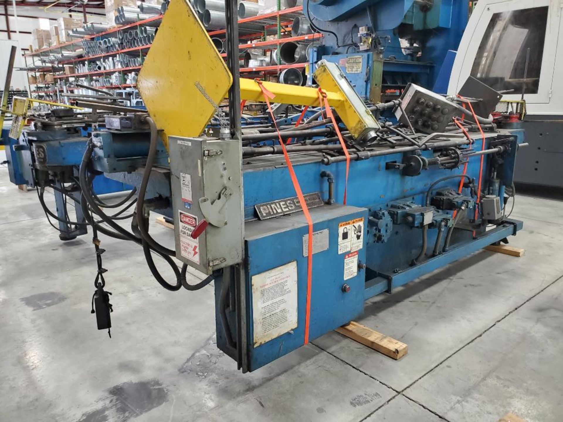 Teledyne Pines Hydraulic Tube Bender, S/N 1021A-72311, Pines Go# M24S38 - Image 5 of 10