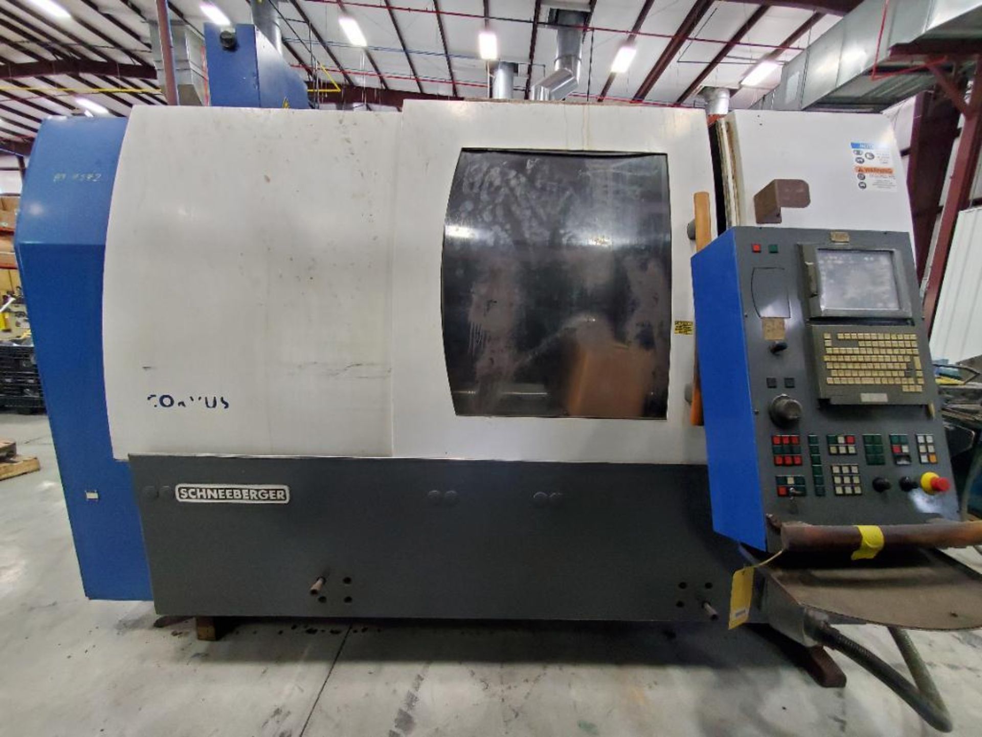 Schneeberger CNC Broach Grinder, Type CORVIS BBA, S/N 20427, 3-Axis, 32" x 8" PMC, 84" x 15" Table,