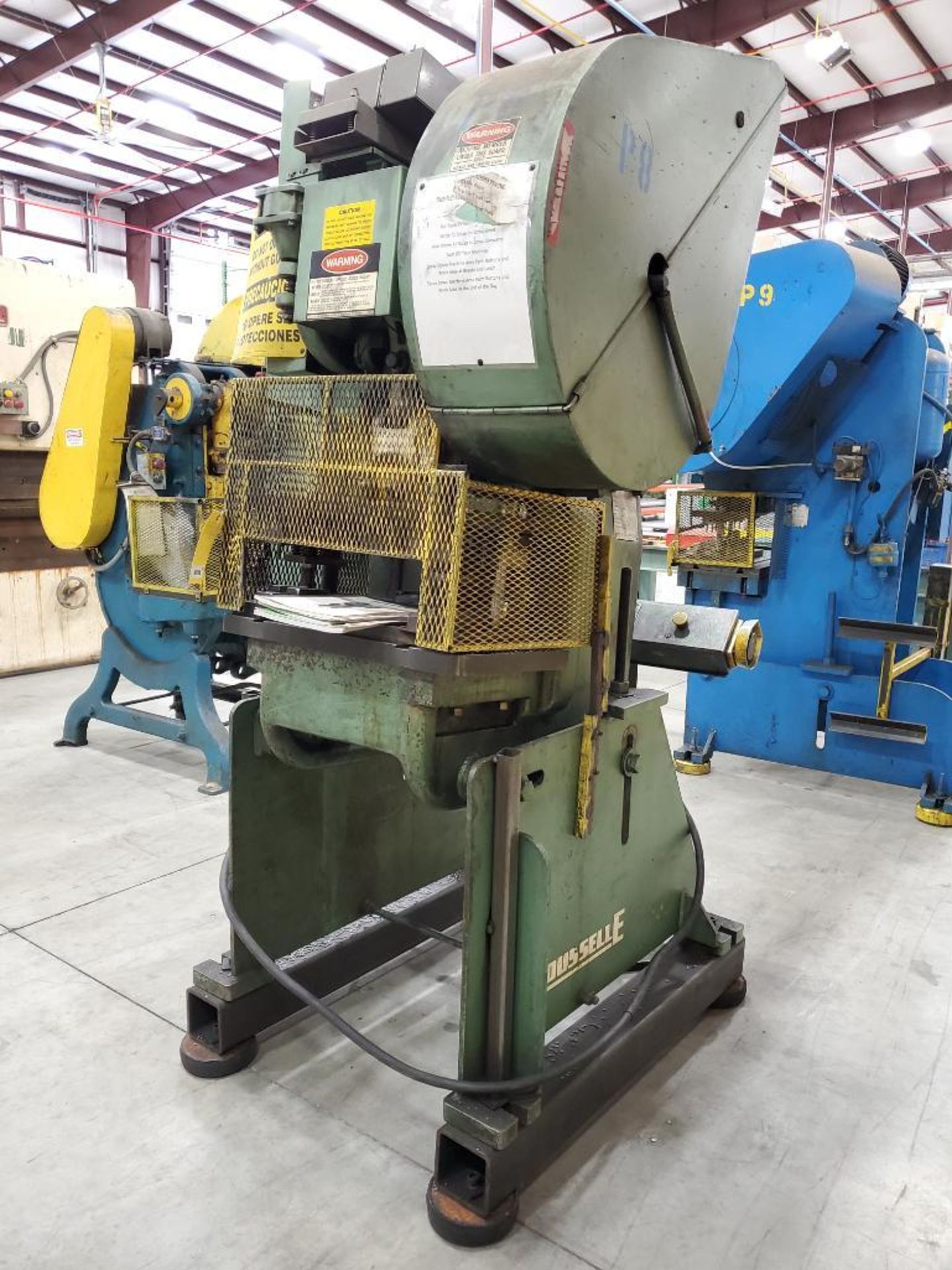 Rousselle 25-Ton No. 3 OBI Punch Press, S/N P-332259, 135 SPM, 2" Slide Adjustment, 9-3/4" Shut Heig - Image 3 of 11