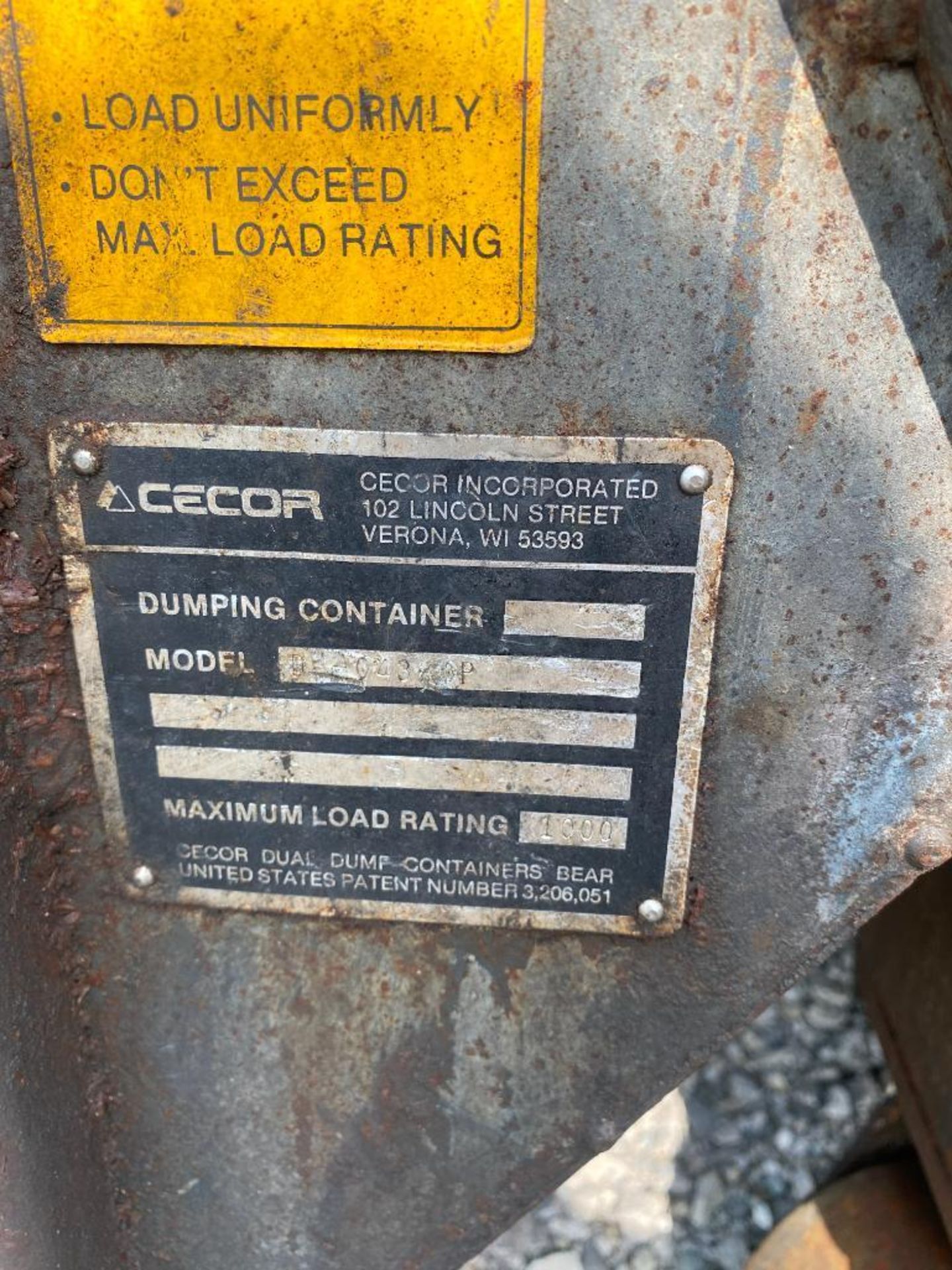 (2) Cecor Dumping Carts - Image 3 of 3