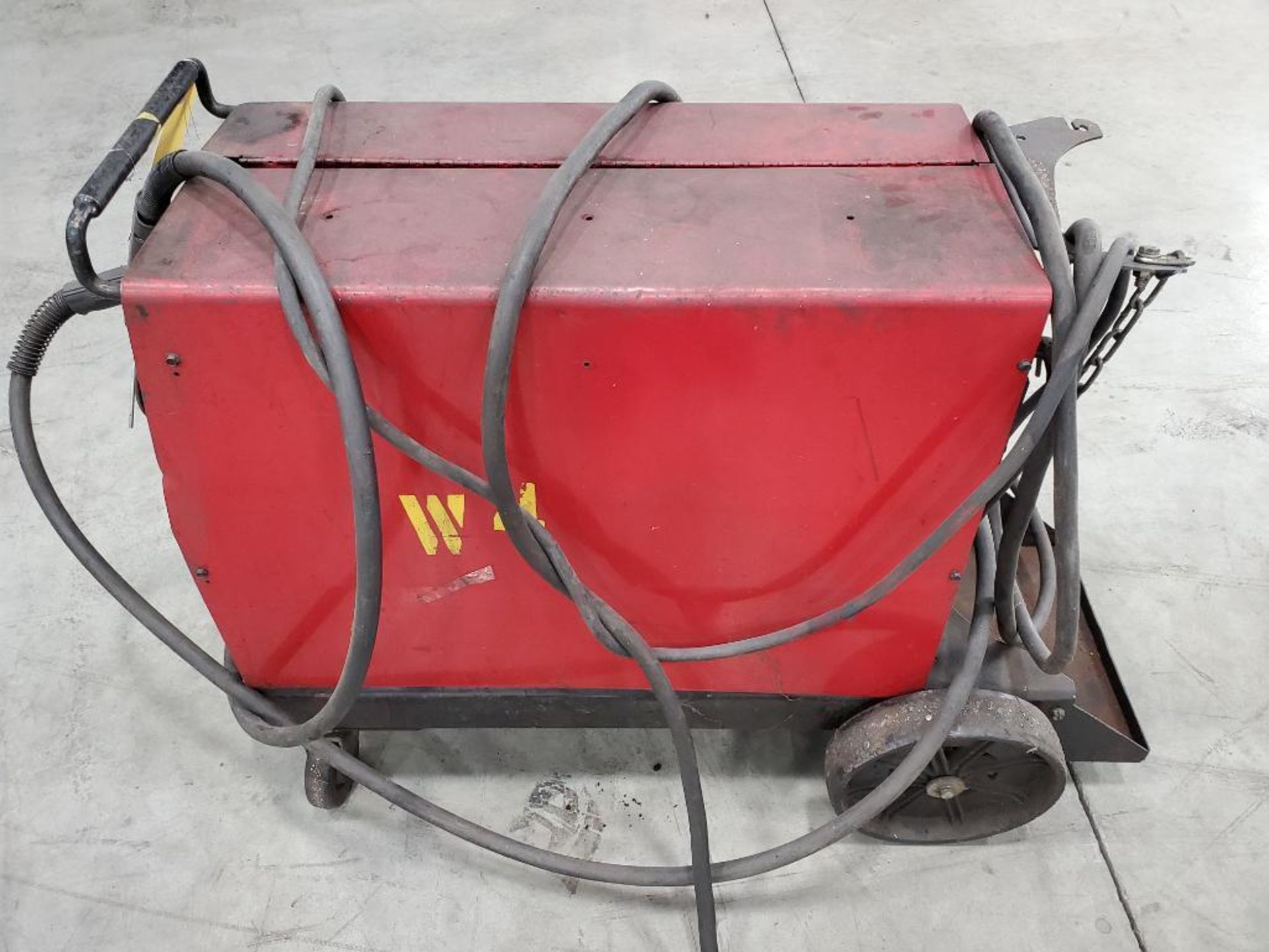 Lincoln Wire-Matic 255 CV/DC Arc Welder, On Bottle Cart - Image 3 of 7