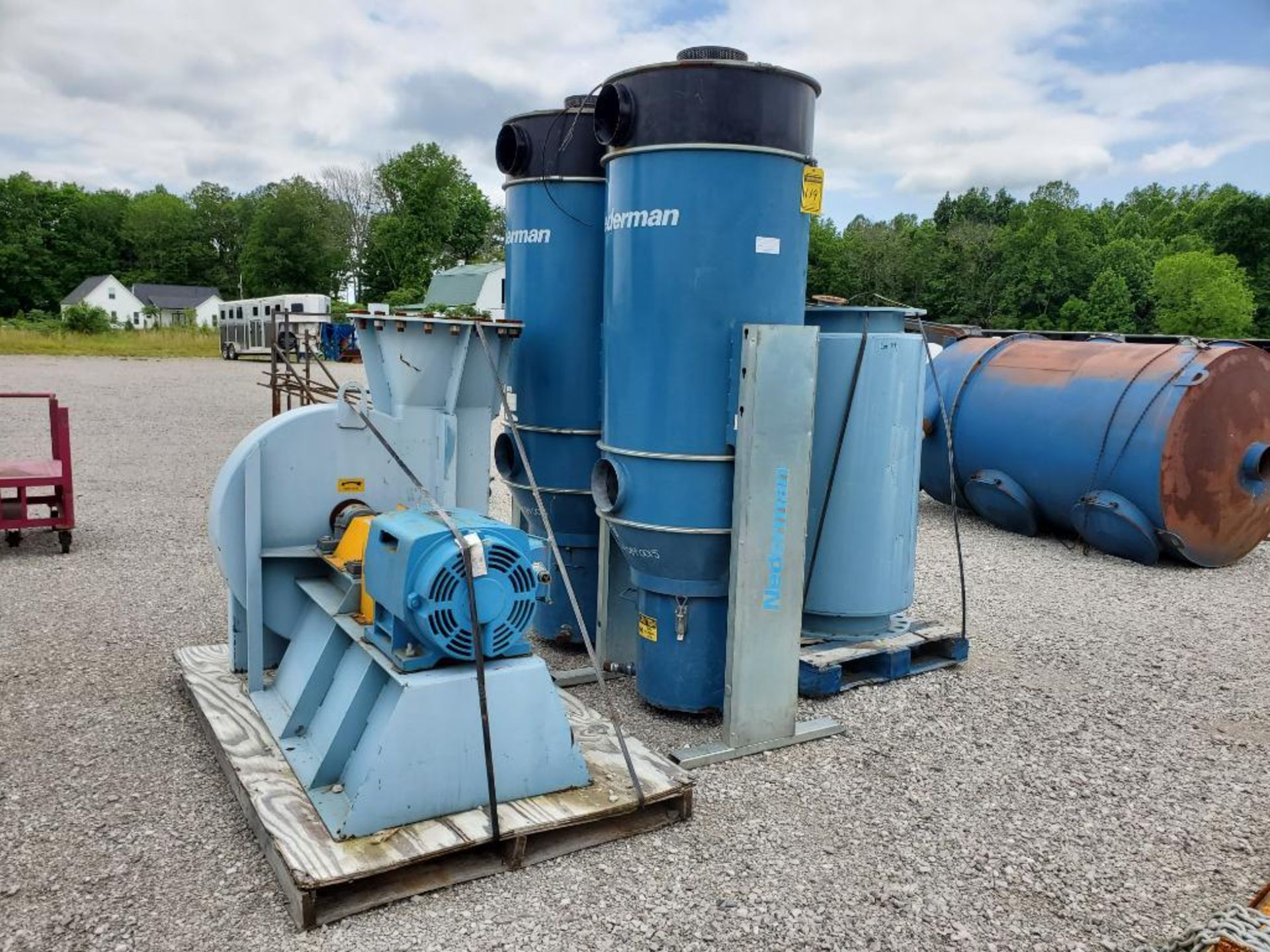 2014 Nederman Flex-Filter Twin Cyclone Vacuum, 60 HP, S/N 25399 - Image 2 of 8