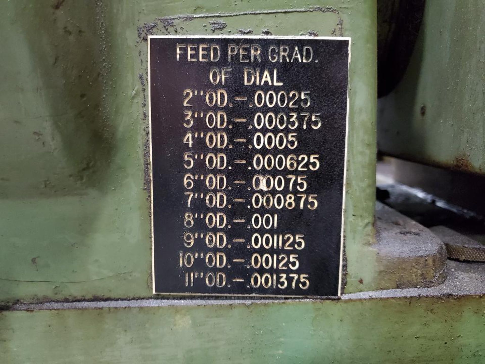 Star-Cutter Hydraulic OD Grinder/Dresser, Model 11X16, S/N B-0002-71, Manual/ Continuous Operation - Image 6 of 11