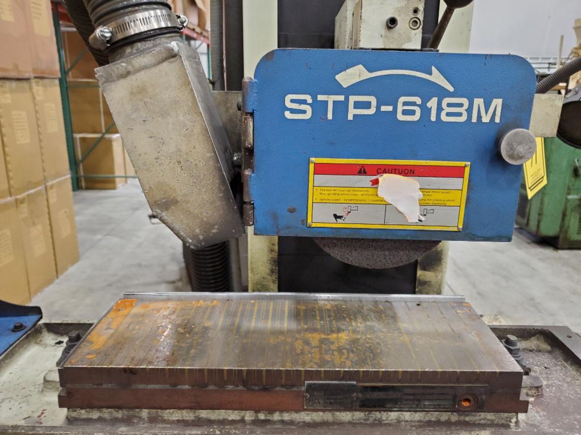 2012 ST Supertec STP-618M Hand Feed Surface Grinder, 18" x 6" PMC, S/N PME12008 - Image 7 of 7