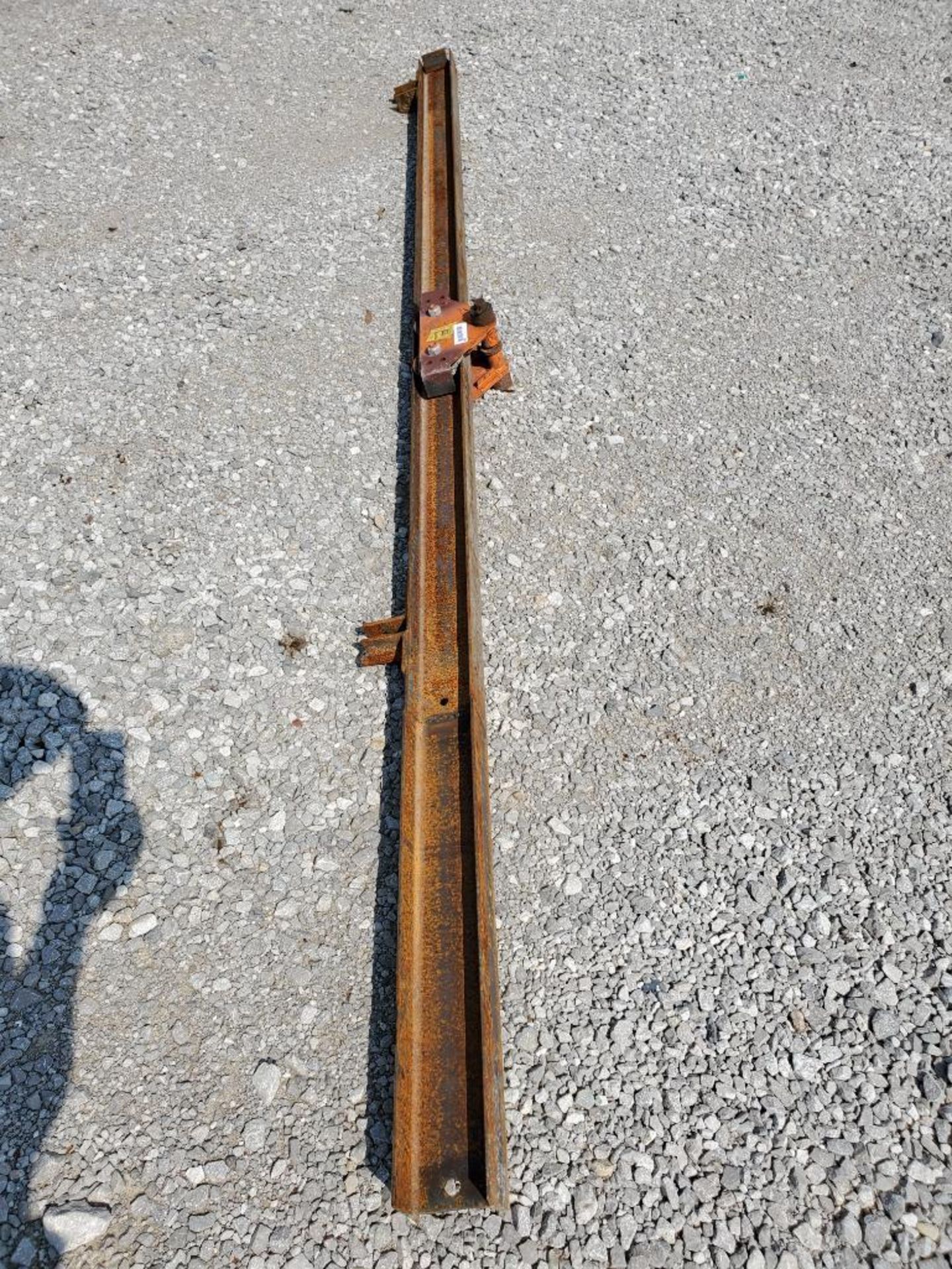 Dayton 1/2-Ton Electric Chain Hoist, Pendant Control, 120" Gantry Beam - Image 3 of 6