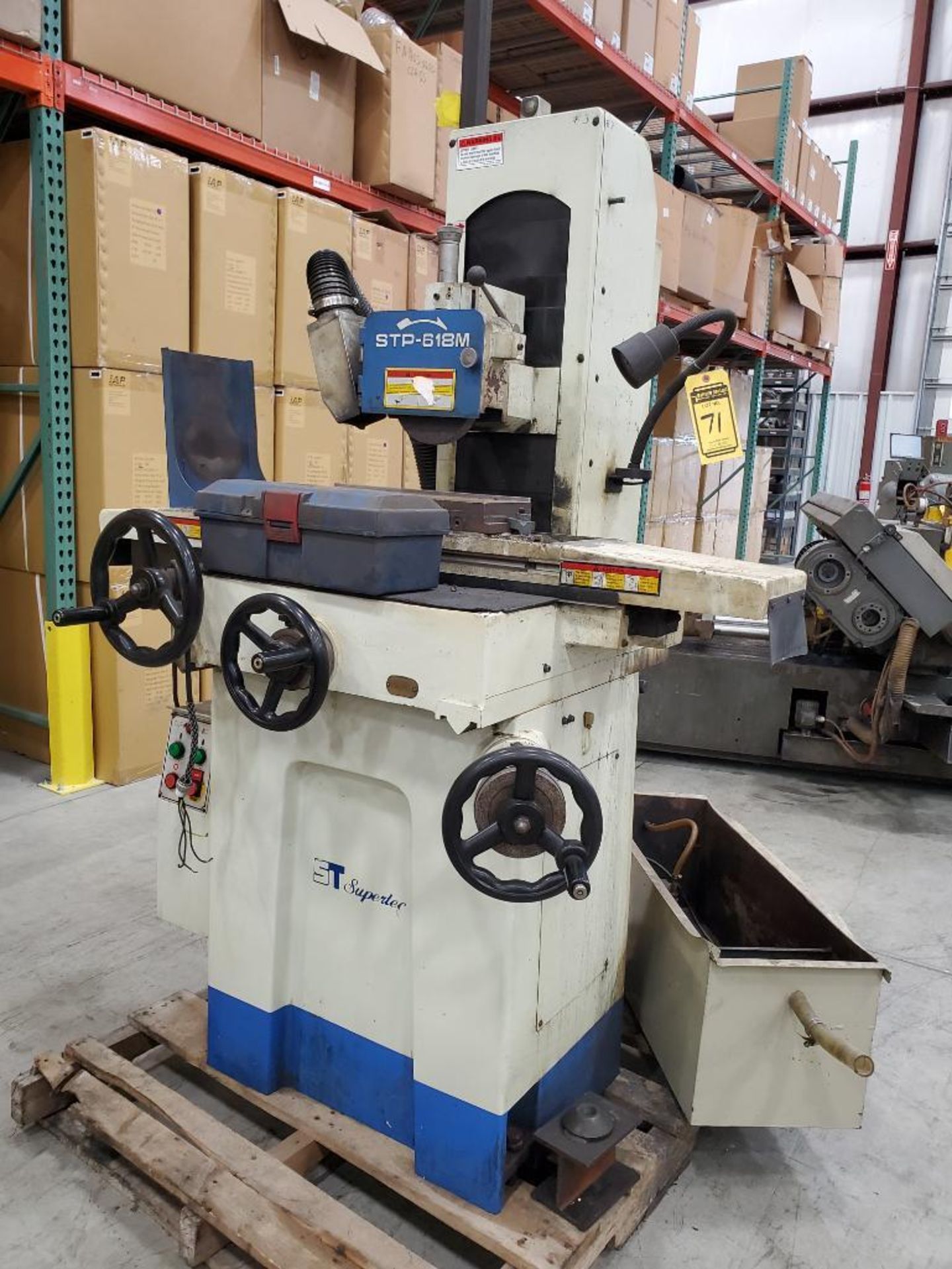 2012 ST Supertec STP-618M Hand Feed Surface Grinder, 18" x 6" PMC, S/N PME12008 - Image 2 of 7