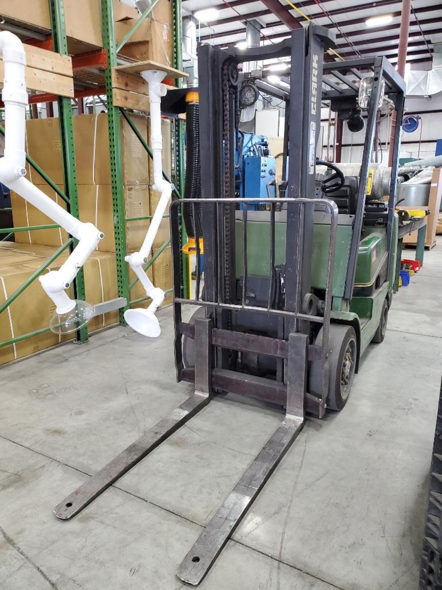 Clark 4,000 LB. Forklift, Model CGC20, S/N C365l-0052-9464FB, 130" Lift Height, 82-1/2" 2-Stage Mast - Image 2 of 10