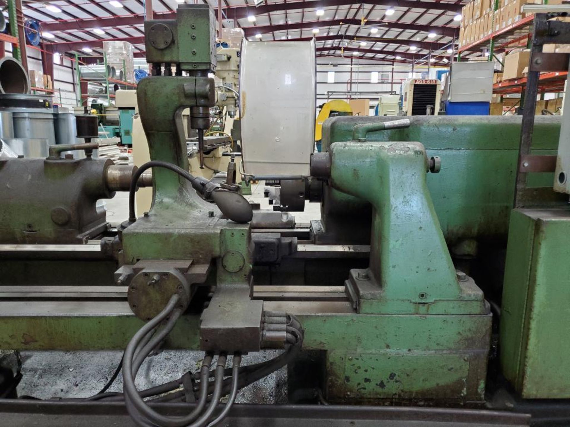 1955 Sidney 16" Horizontal Twin-Bed Engine Lathe w/ Sydney Fluid Tracer, S/N 9845, 965 DR. Shaft Spe - Image 11 of 13