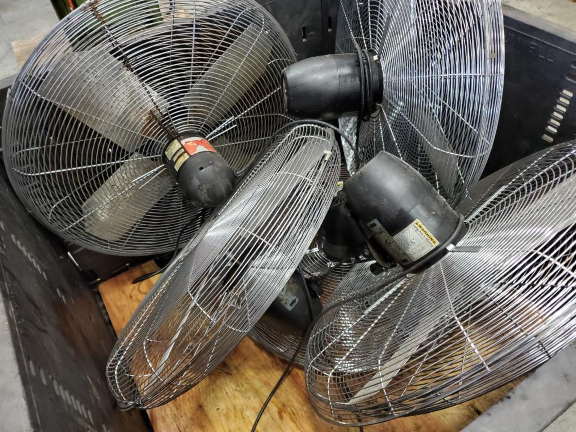 (5) Column Mount Industrial Fans - Image 3 of 4