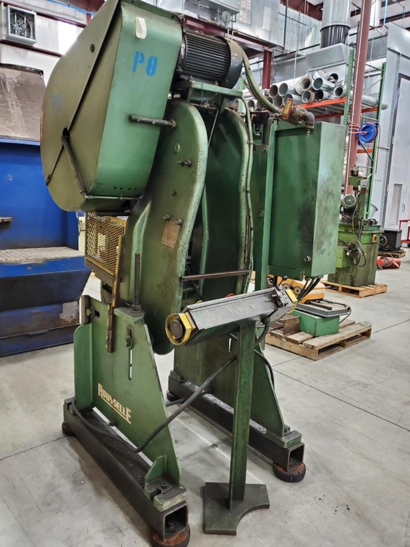 Rousselle 25-Ton No. 3 OBI Punch Press, S/N P-332259, 135 SPM, 2" Slide Adjustment, 9-3/4" Shut Heig - Image 5 of 11