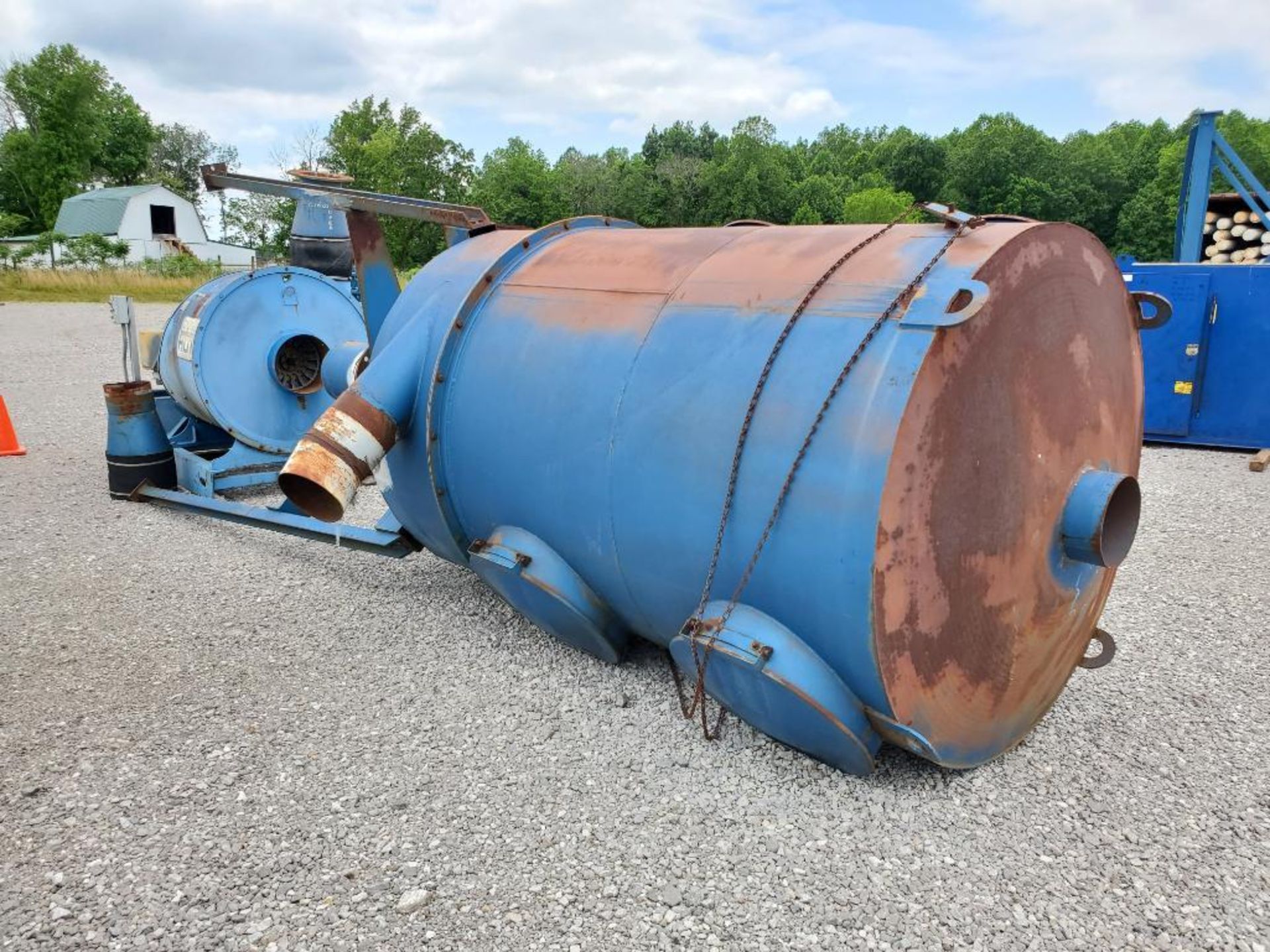 Spencer Tubular Separator Vacuum, S/N 310623-4, 100 HP, 3,000 SCFM, 3,500 RPM - Image 7 of 10