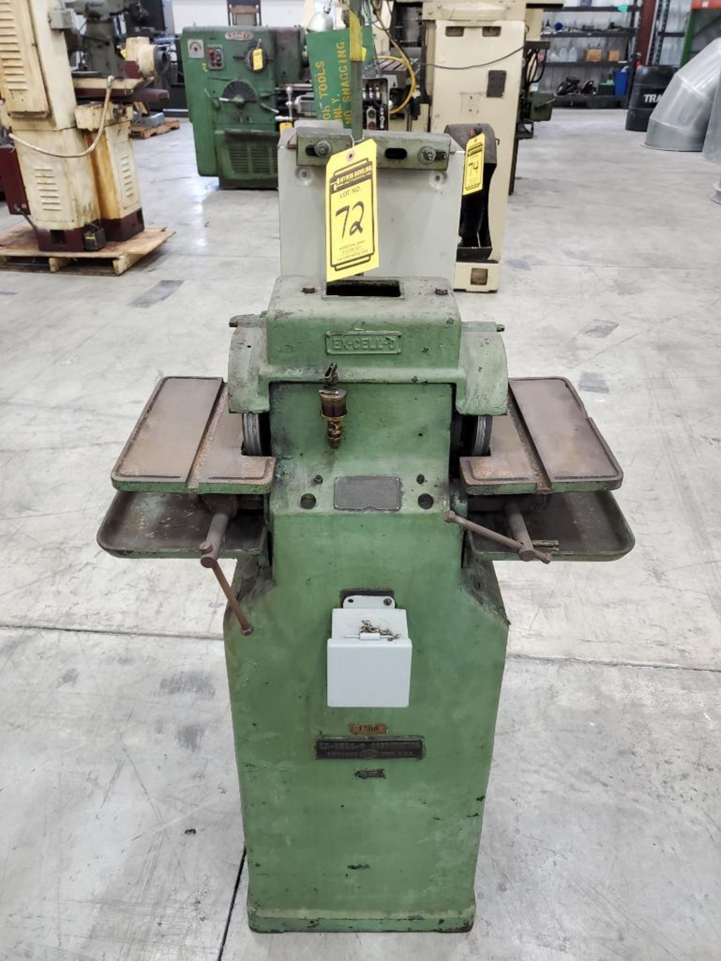 Ex-Cell-O Double End Drill Grinder, 12" x 6" Table