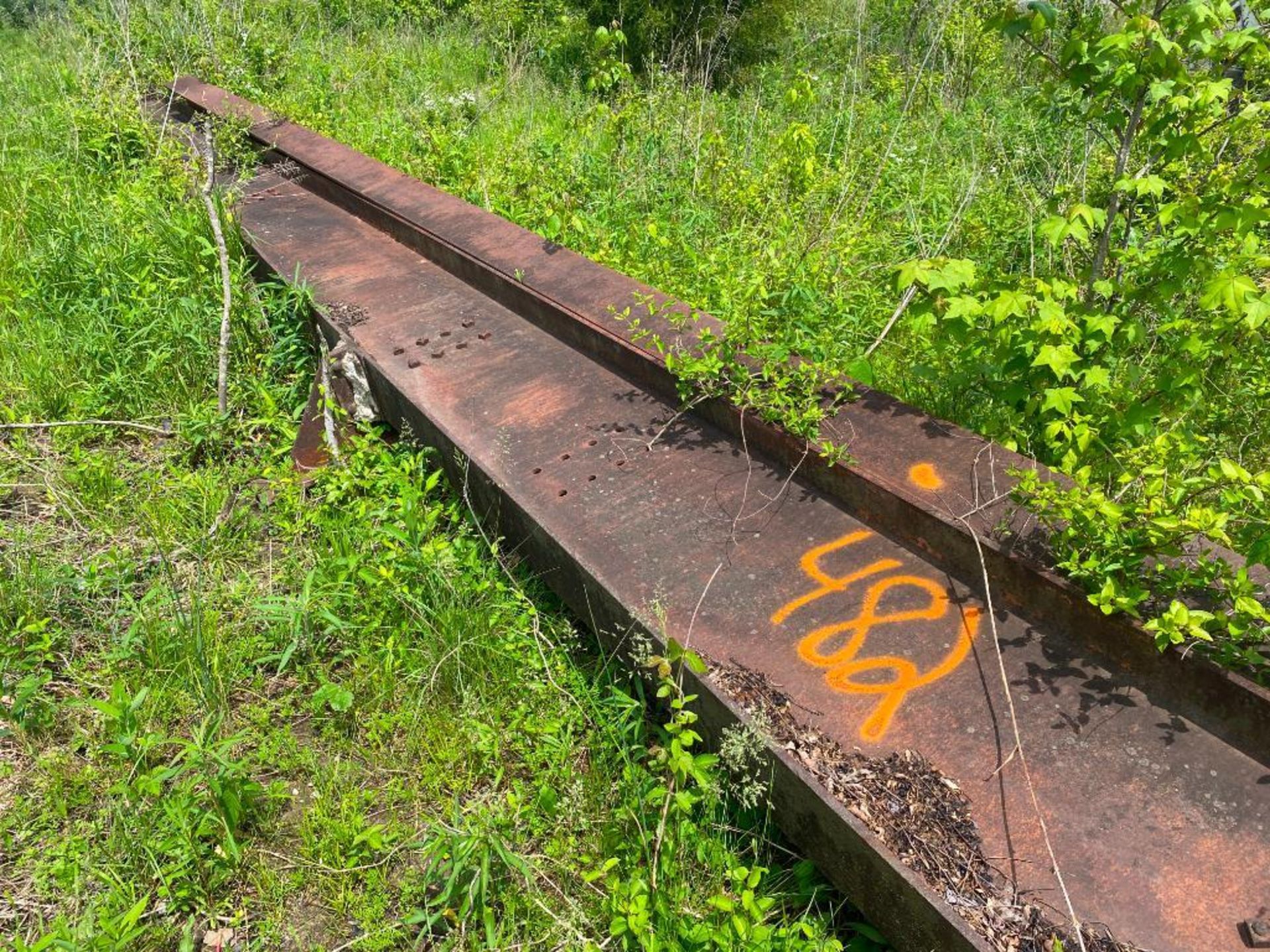 (3) Steel Containers, Pontiac Car, HD Cart Wheels, I-Beams, & Scrap - Image 7 of 7