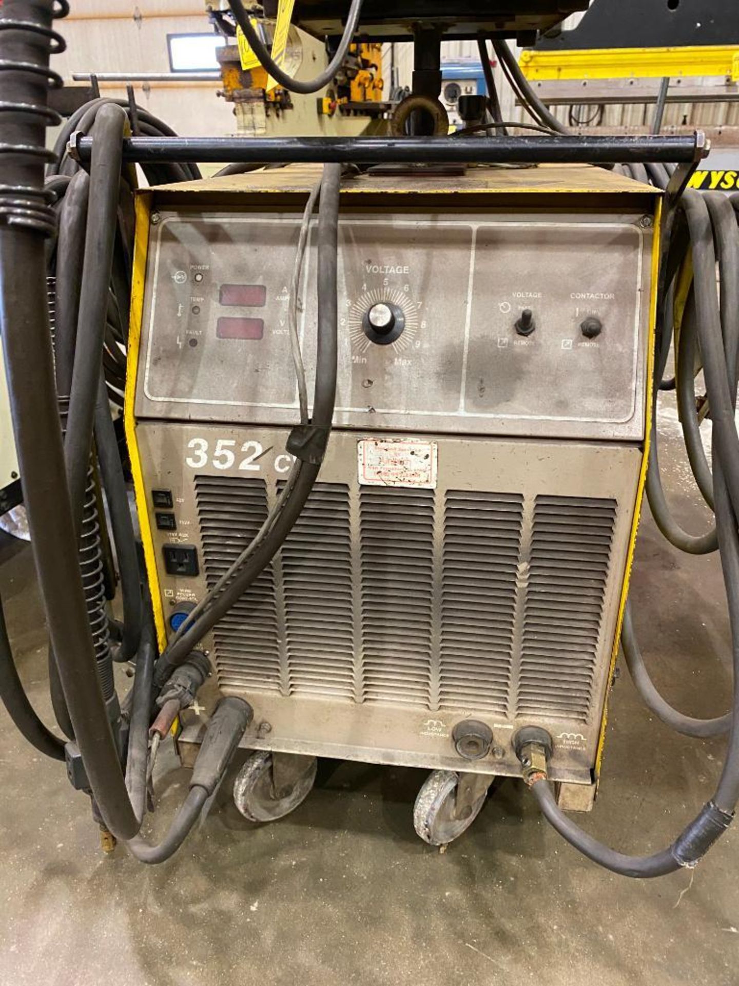 Esab 352 CV Welder, w/ Miller S-60 Constant Feed Wire Feeder - Image 3 of 5