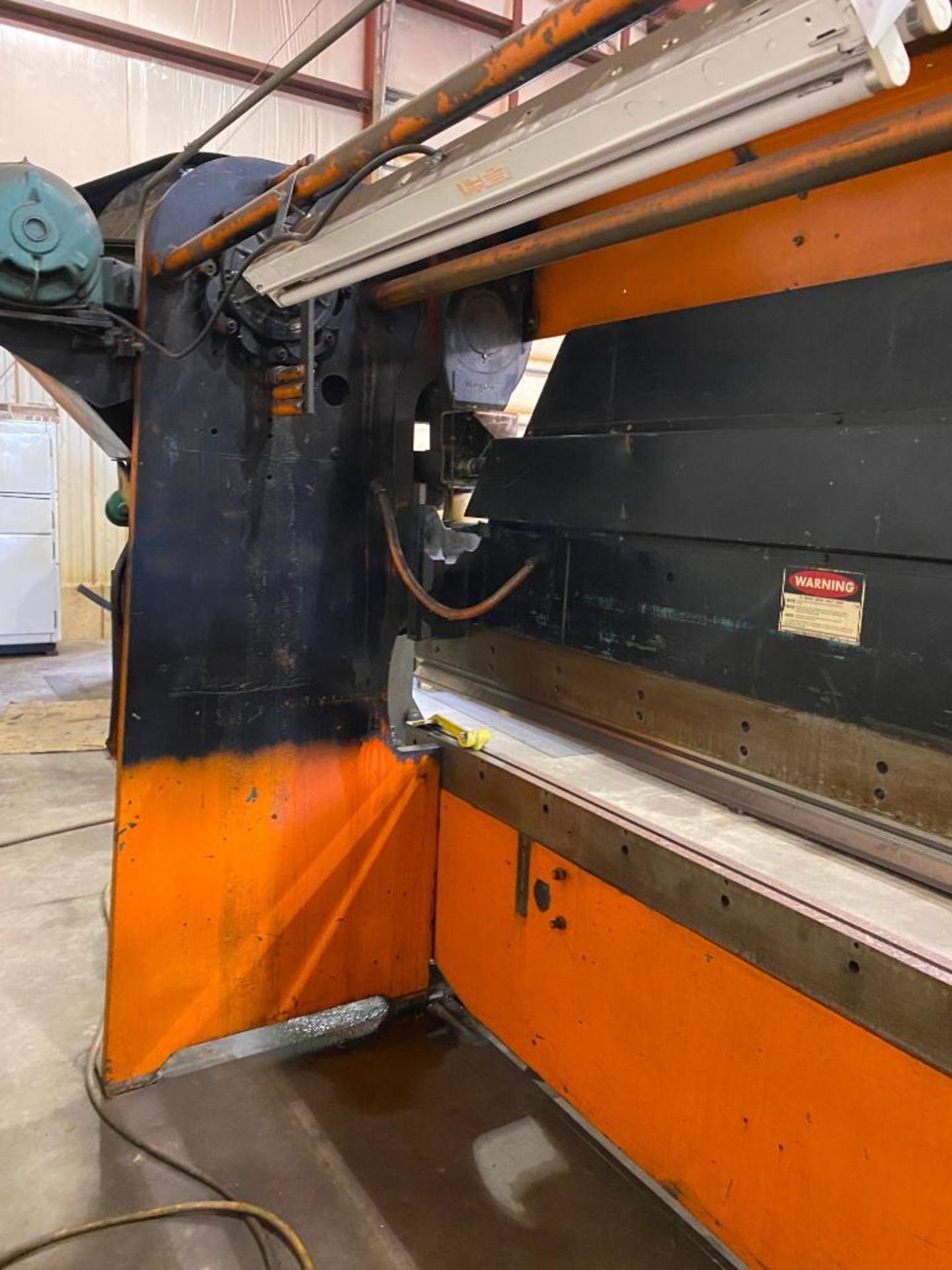 Wysong Press Brake, Model 100-8, S/N PB11-112, Bending Capacity 10x10 Ga, Stroke 3, Adjustment 5, Ma - Image 9 of 9