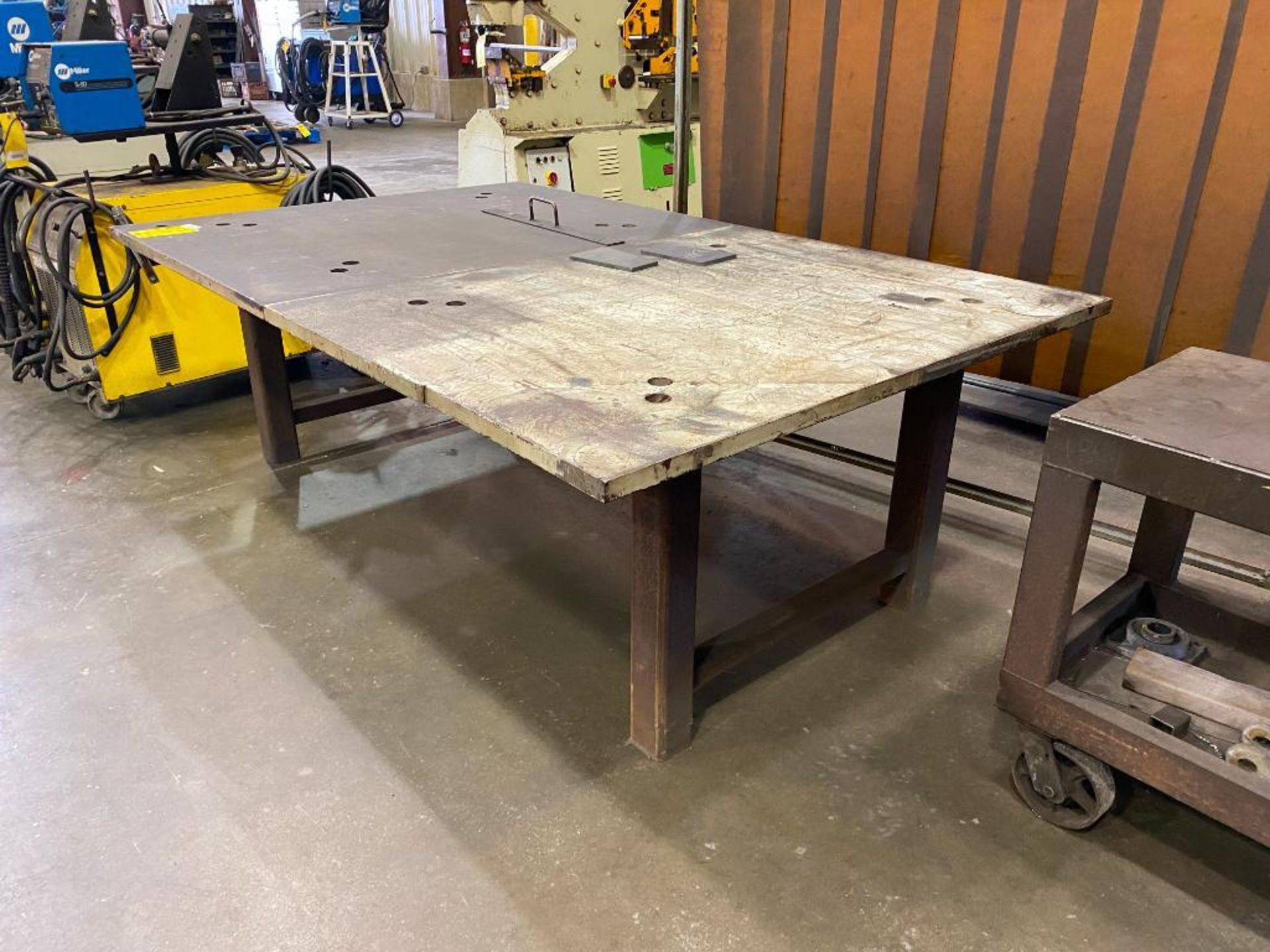 Welding Table, 84" x 54" x 28", 1-1/4" Thick Top - Image 2 of 3